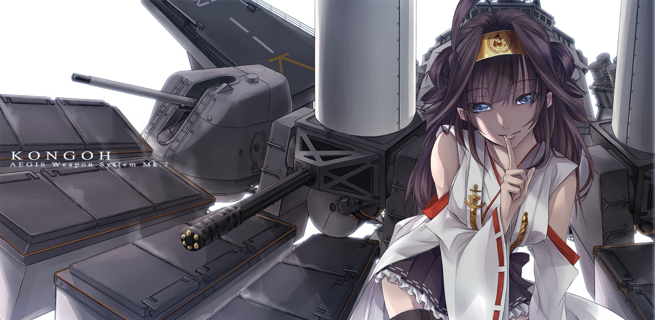 standing, unrecognizable person, occupation, clothing, transportation, portrait, outdoors, Kongou (KanColle), anime girls, mode of transportation, real people, HD Wallpaper