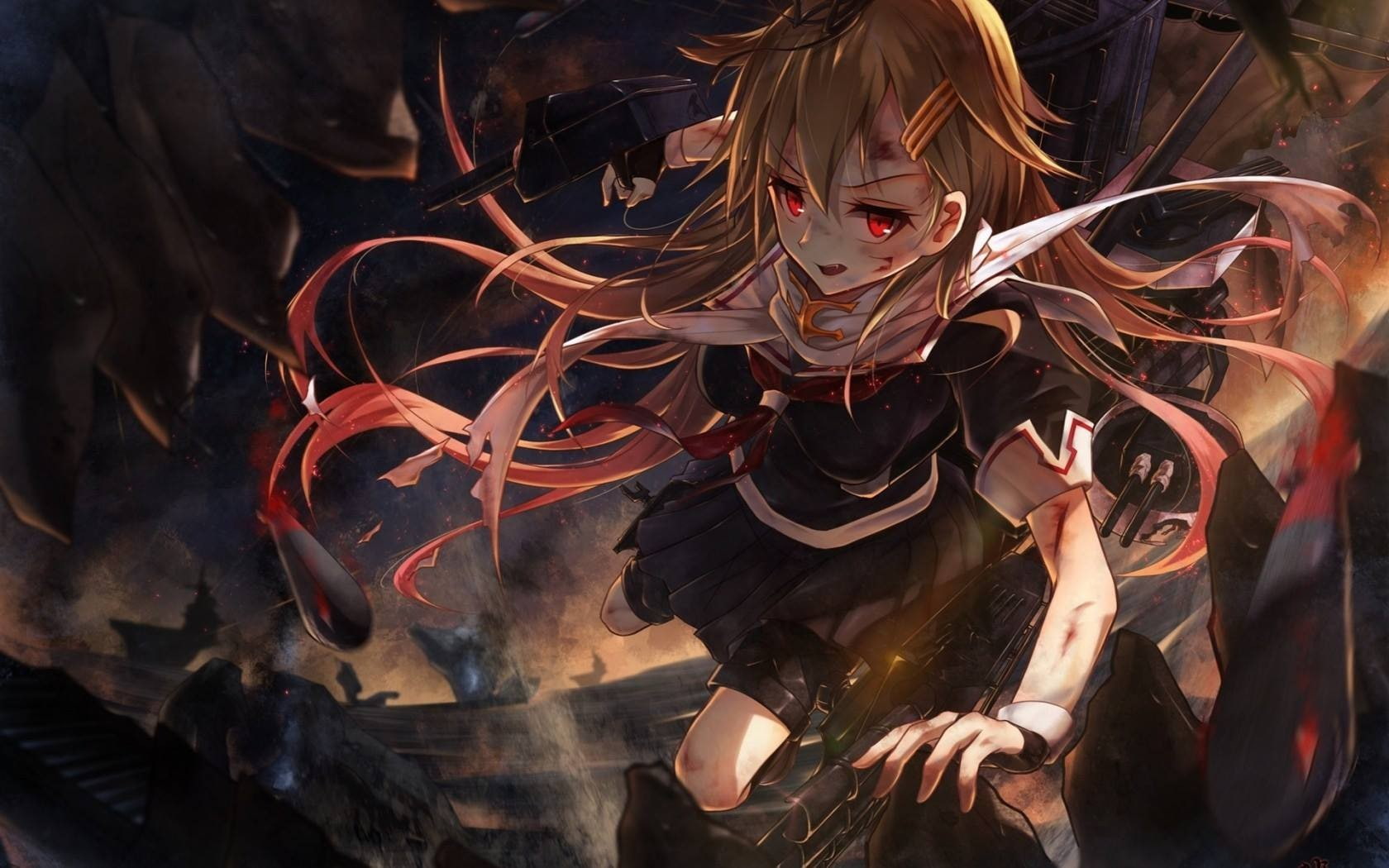 Kantai Collection, manga, 720P, HD Wallpaper