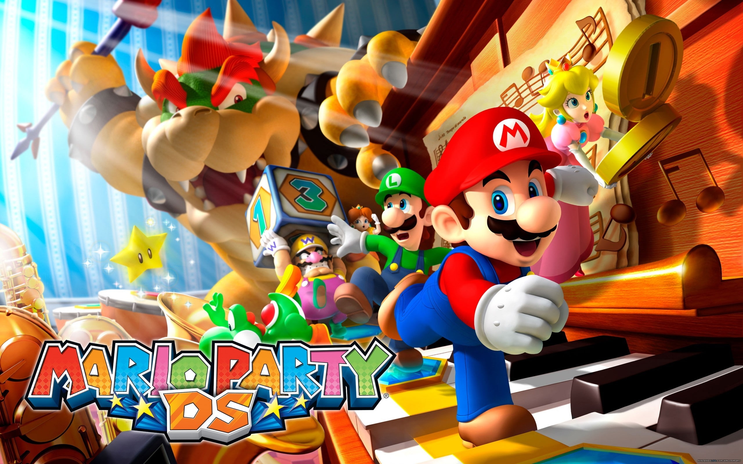 2K, mario, party, ds, HD Wallpaper