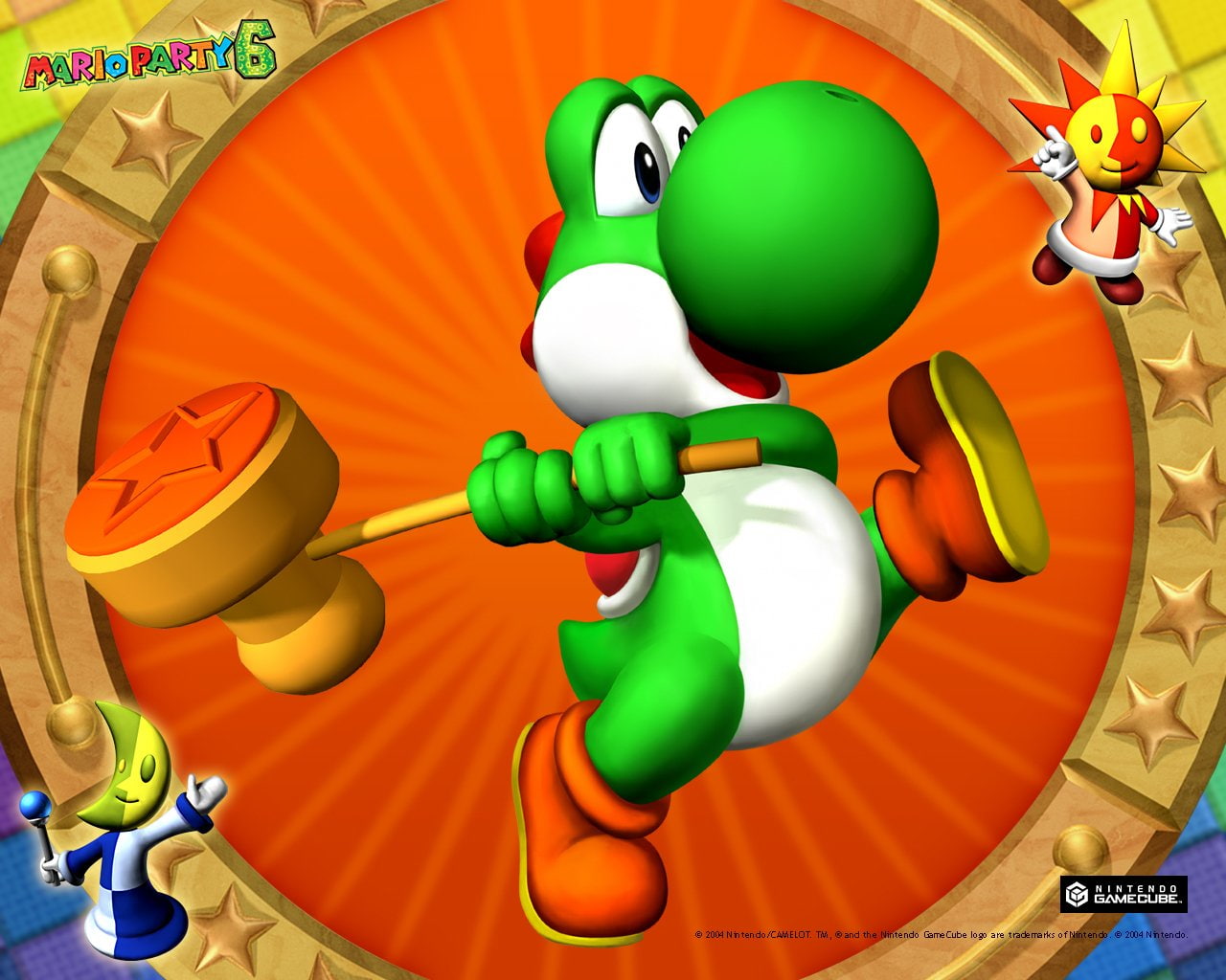 Mario Party 6, Mario, 720P, Yoshi, HD Wallpaper