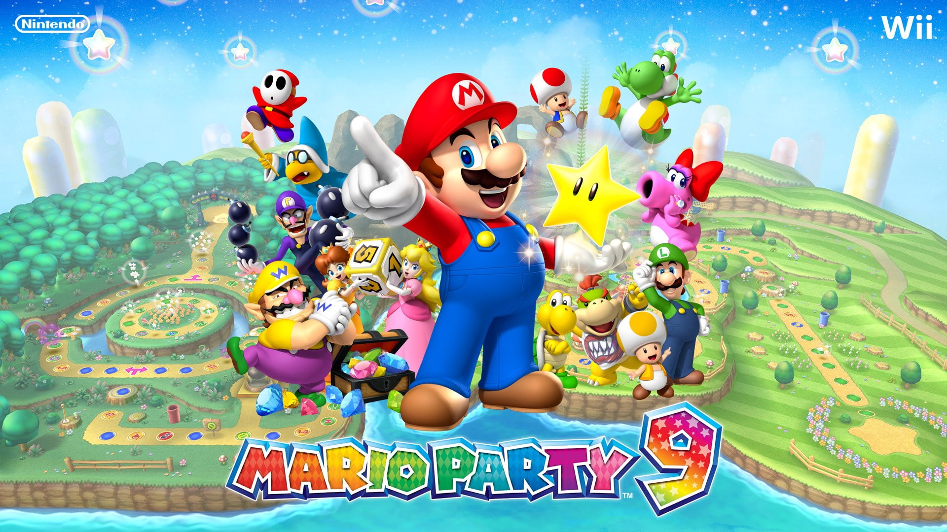 mario party 9, 1080P, HD Wallpaper