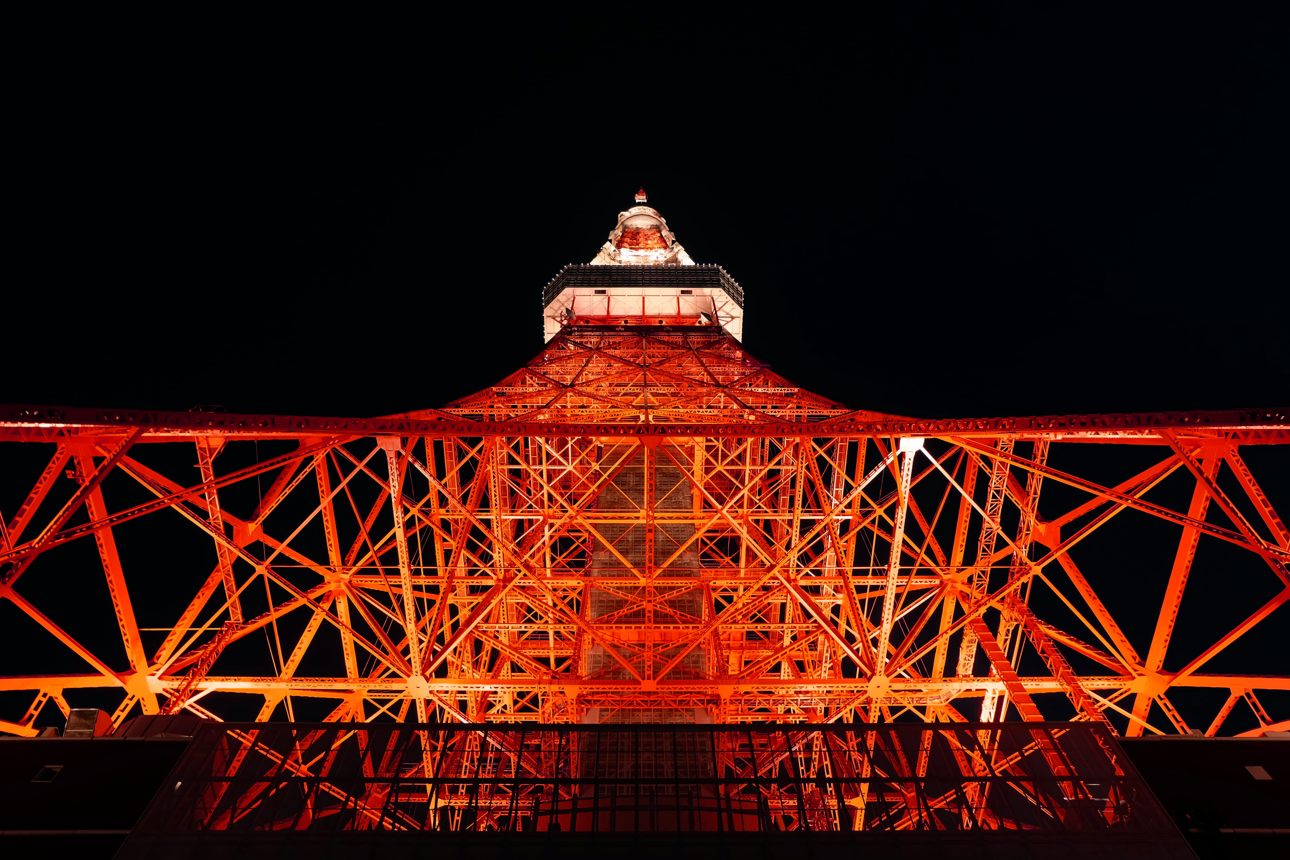 history, tall - high, tourism, built structure, red, building exterior, tokyo, travel, night, no people, illuminated, minato-ku, city, sky, the past, travel destinations, HD Wallpaper