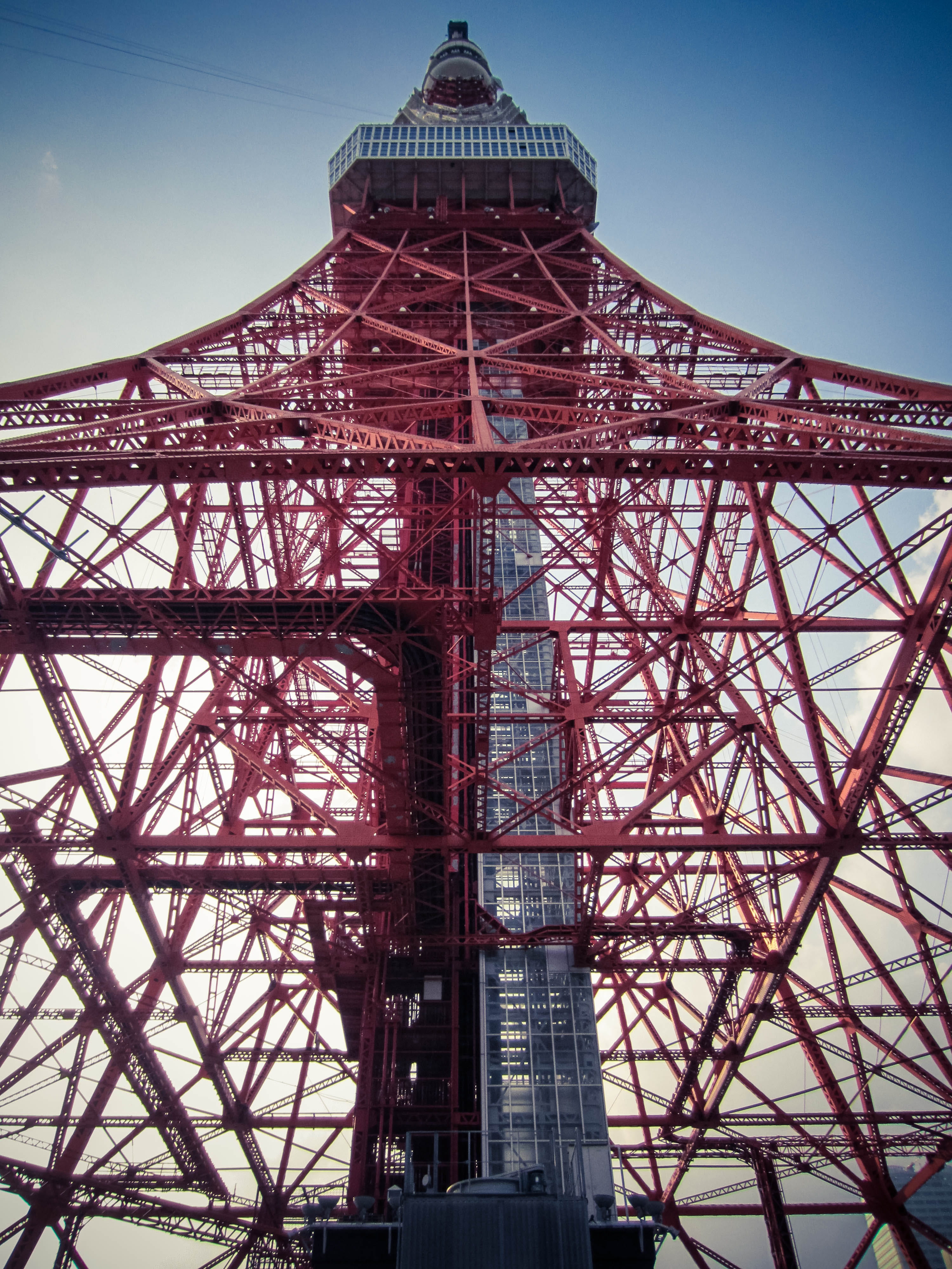 no people, japan, travel, architecture, low angle view, minato-ku, day, tall - high, outdoors, city, nature, clear sky, sky, metal, 4 chome-2-8 shibakōen, Phone HD Wallpaper