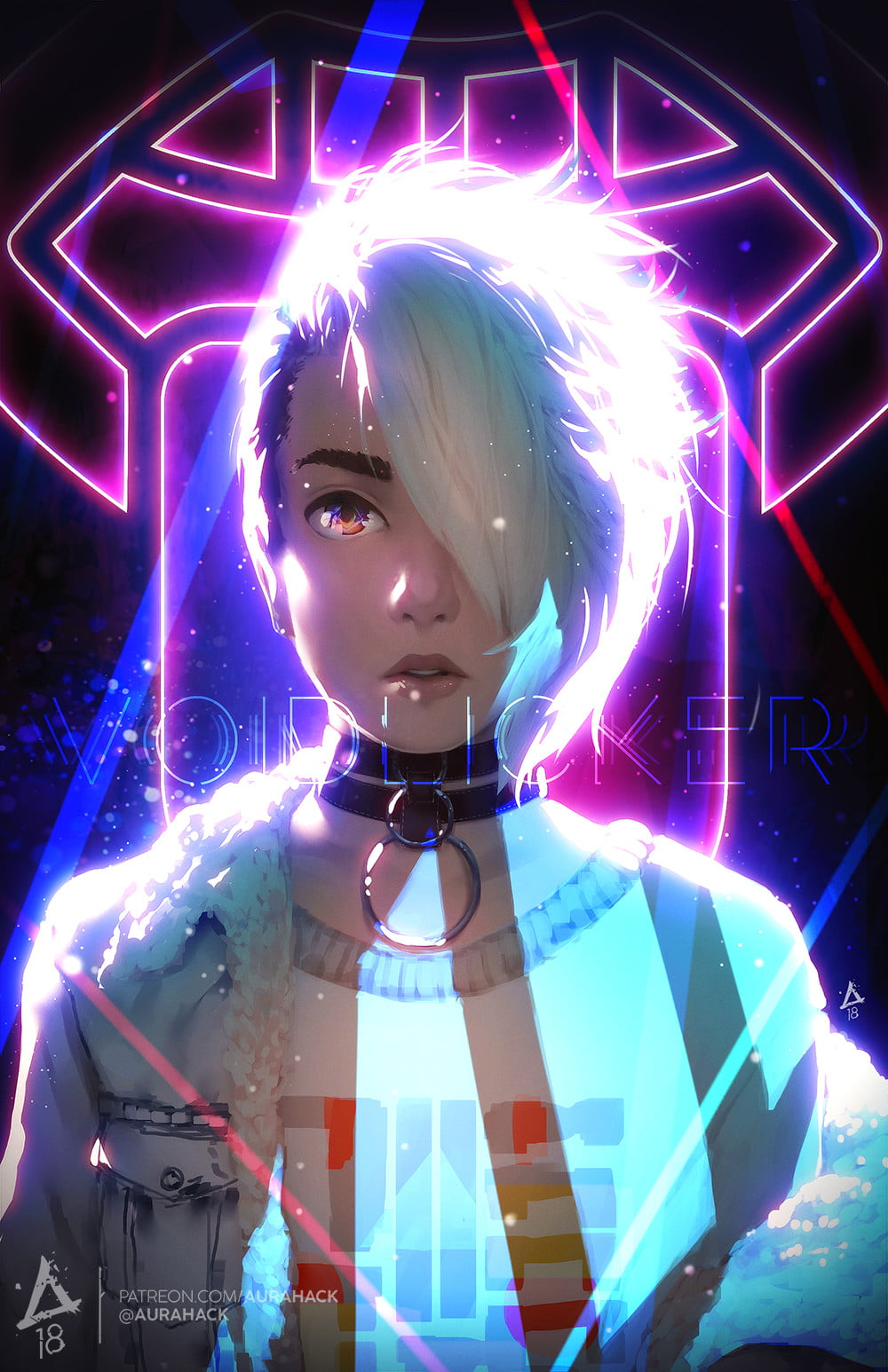 women, futuristic, cyberspace, digital art, connection, white hair, black background, young adult, robot, wireless technology, 720P, internet, beautiful woman, Phone HD Wallpaper