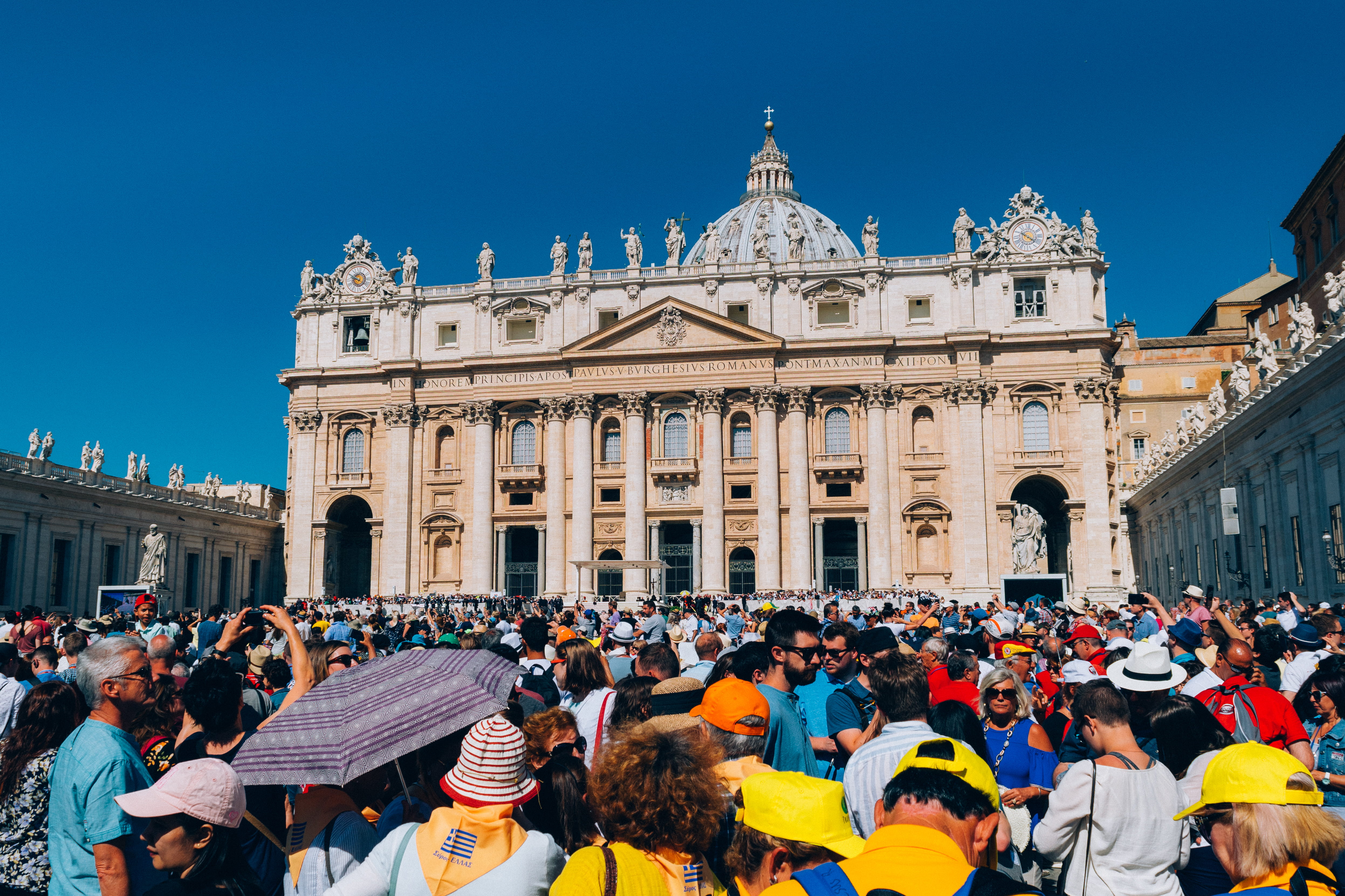 nature, città del vaticano, catholic, landmark, religious, architecture, rome, st, europe, people, facade, religion, city, adult, travel, place of worship, HD Wallpaper