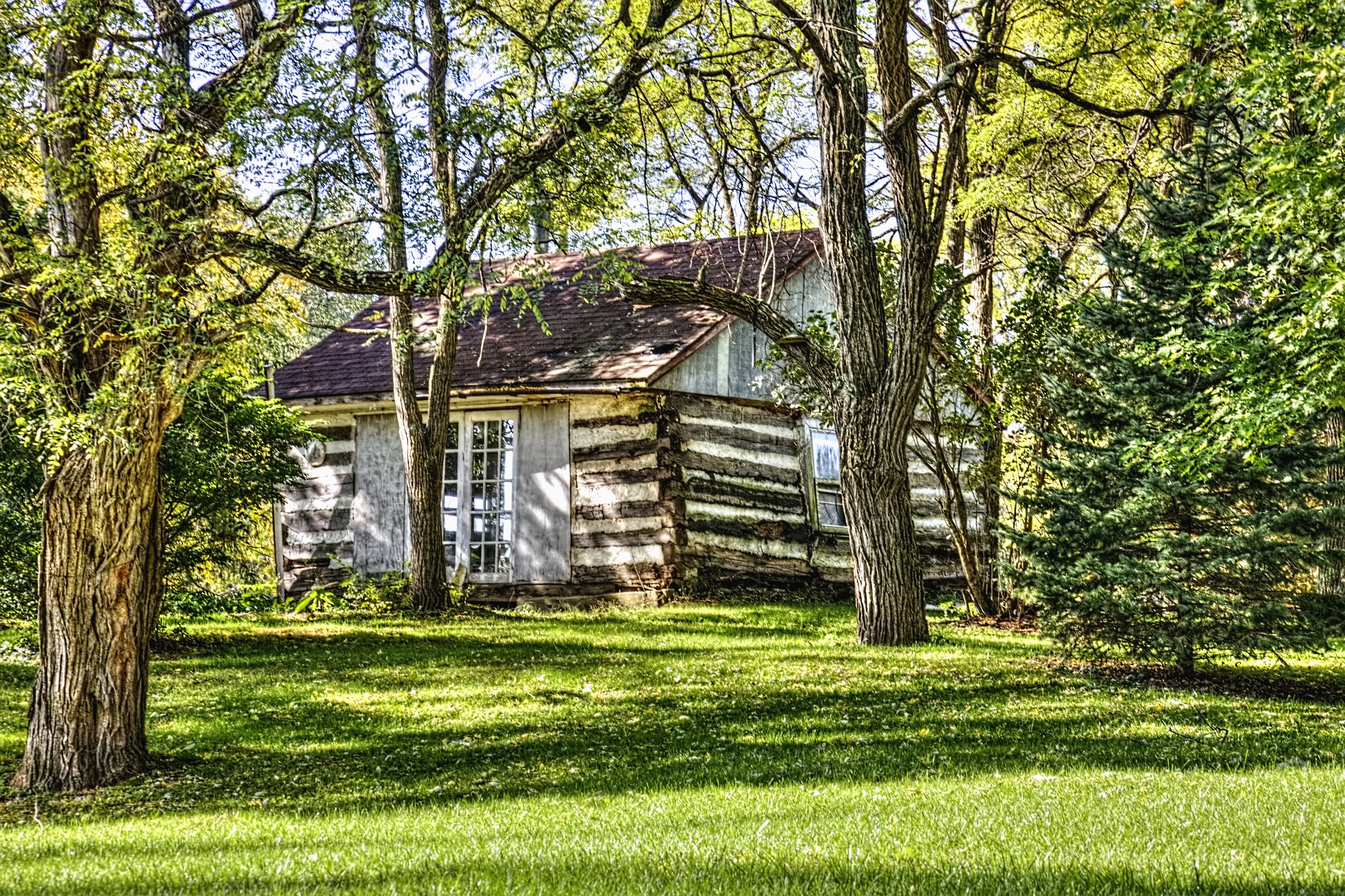 structures, farm, urbana, plant, weeds, sheds, day, william sturgell, americana, ohio, clouds, champaign county, agricultural building, scenic, landscape, HD Wallpaper