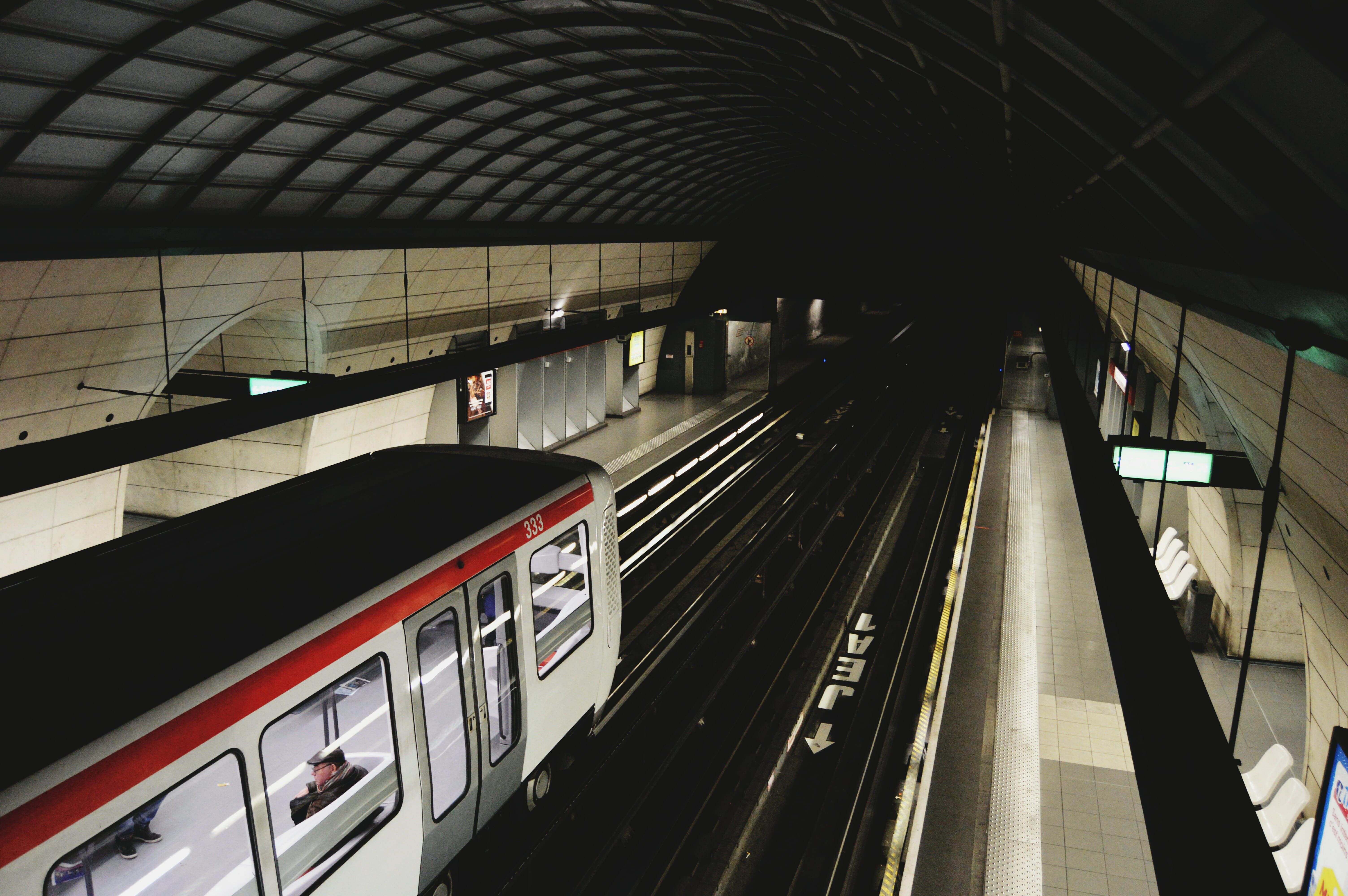 rail transportation, public transport, bullet train, public transportation, view, traffic, high angle view, travel, 5K, modern, built structure, station, HD Wallpaper