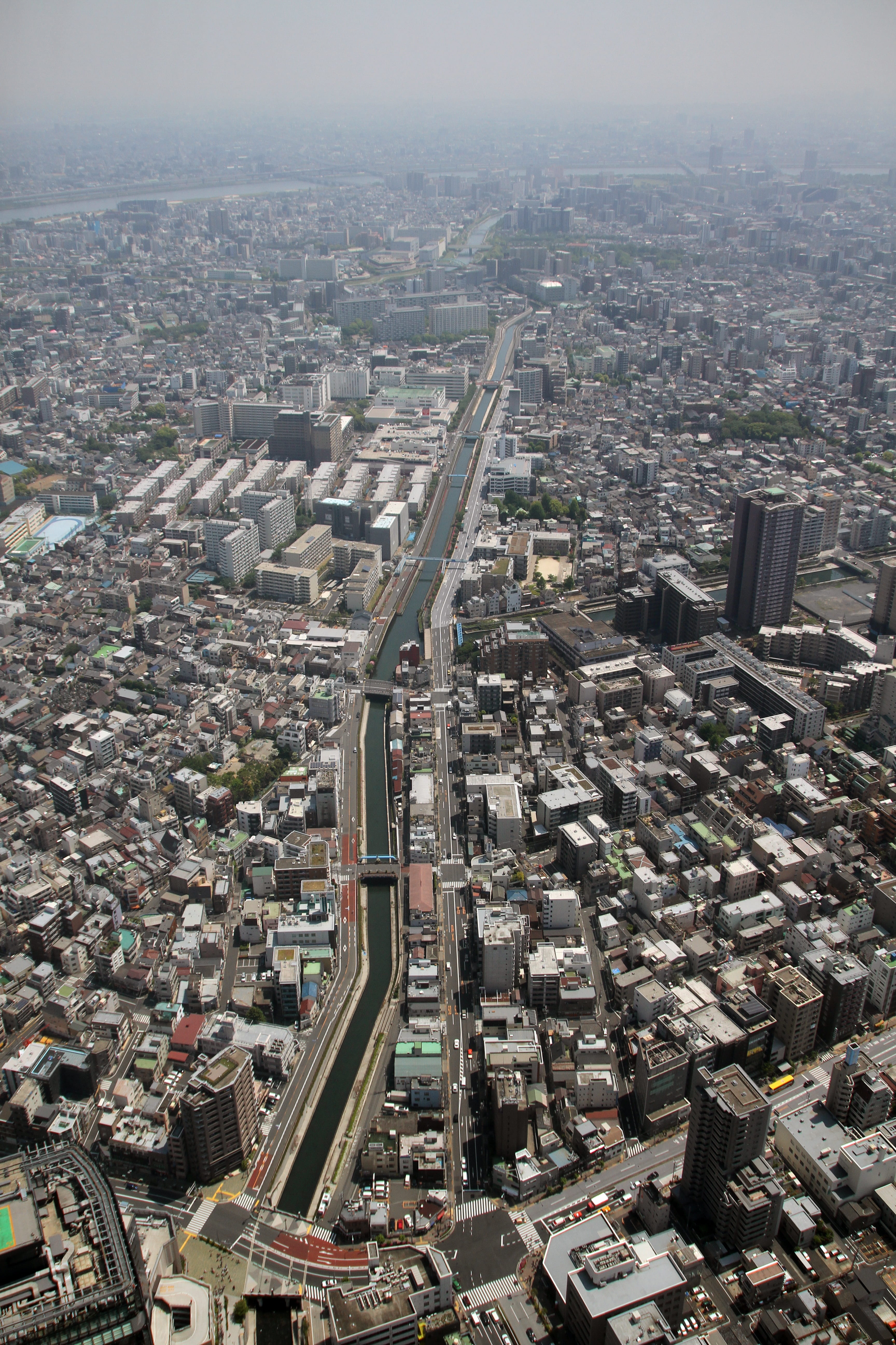 skytree, day, landmark, financial district, 5K, aerial view, skyscraper, crowd, tokyo, urban, downtown, modern, building, city, japan, residential district, Phone HD Wallpaper