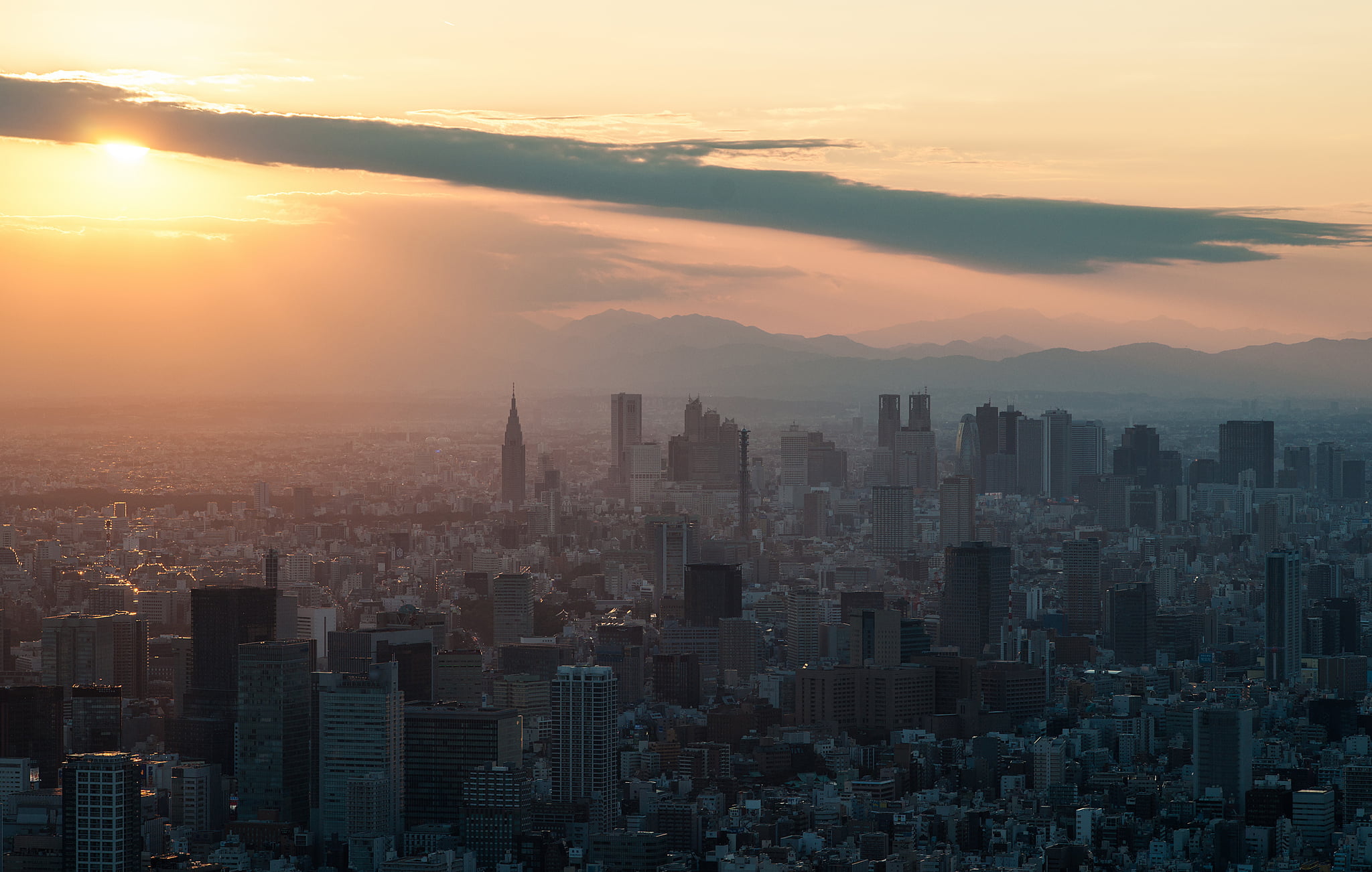residential district, cityscape, new, skyscrapers, office building exterior, outdoors, city, tall - high, built structure, Tokyo, 1080P, Shinjuku, urban skyline, HD Wallpaper