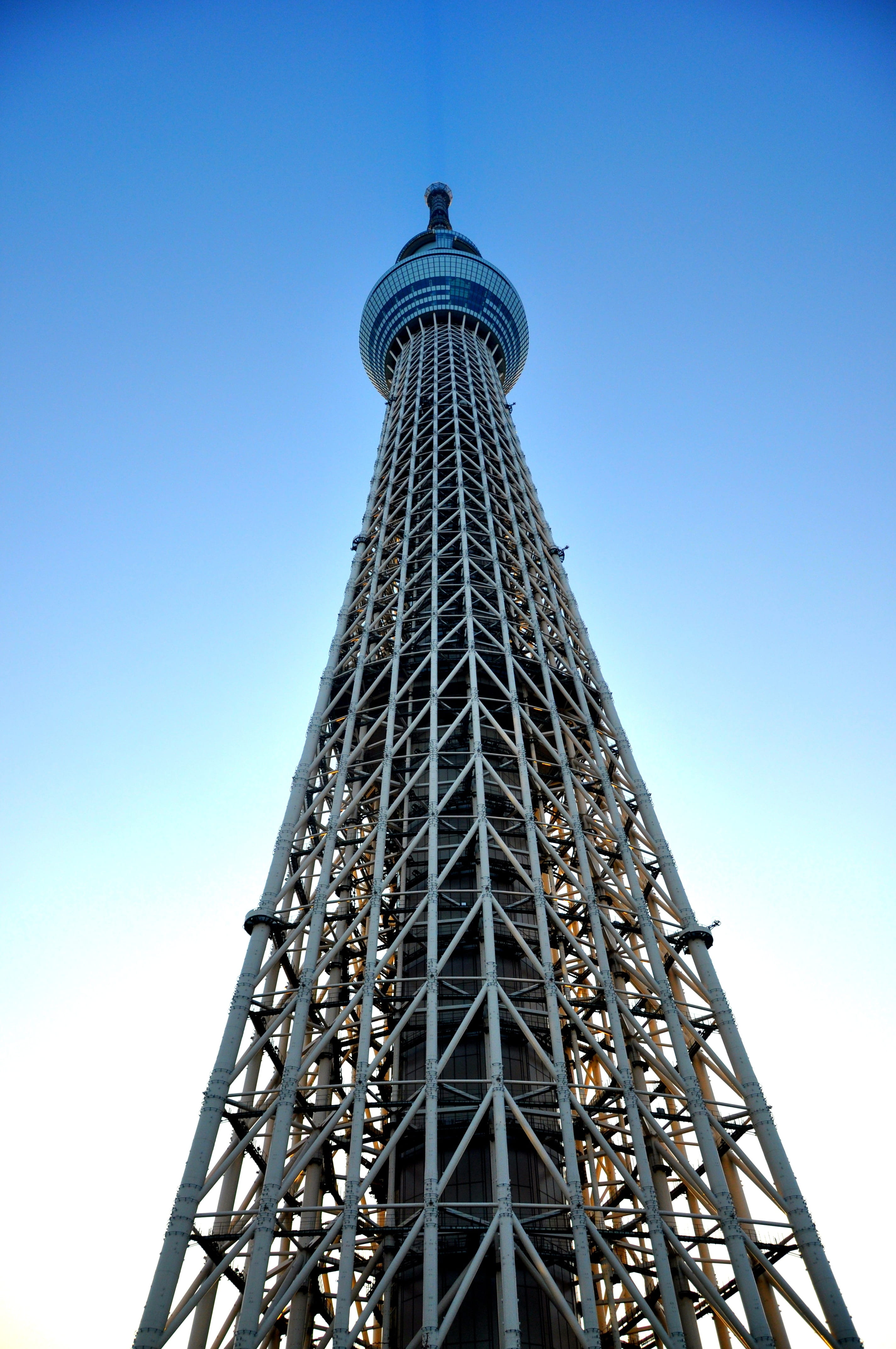 famous Place, spire, no people, travel, modern, tourism, city, tower, Tokyo Skytree, nature, cityscape, building Exterior, day, photo, metal, steel, outdoors, Phone HD Wallpaper