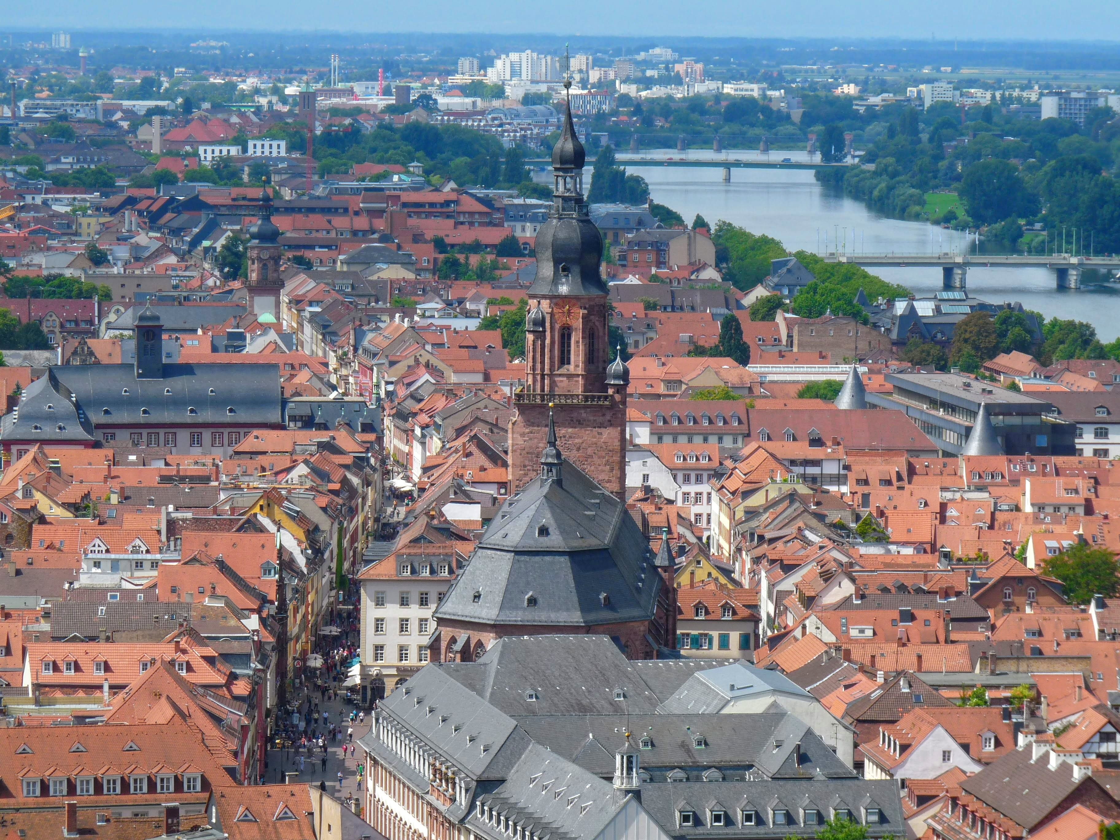 house, river, church, stadt, building exterior, nature, residential district, architecture, city, cityscape, high angle view, europe, 2K, community, roof, HD Wallpaper