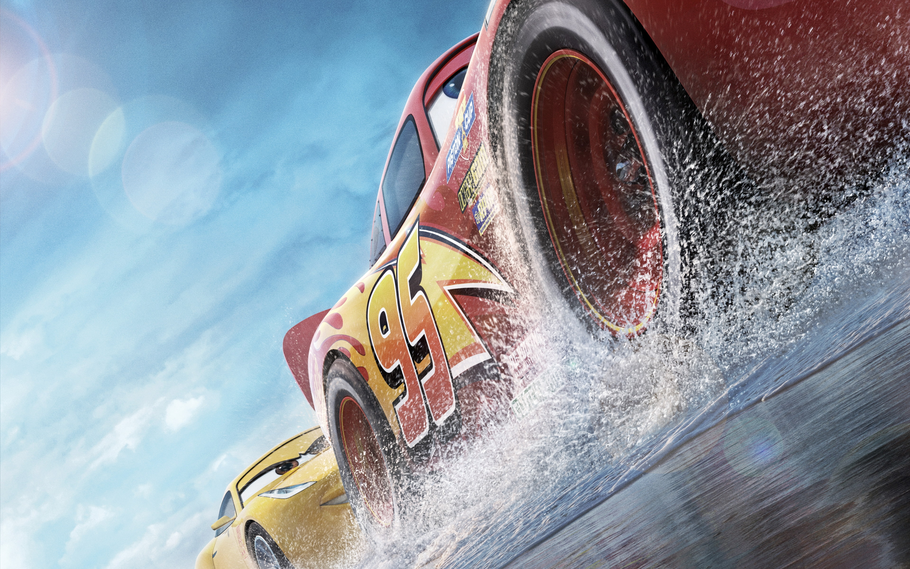 animation, pixar, Movies, 4K, lightning mcqueen, cars 3, HD Wallpaper