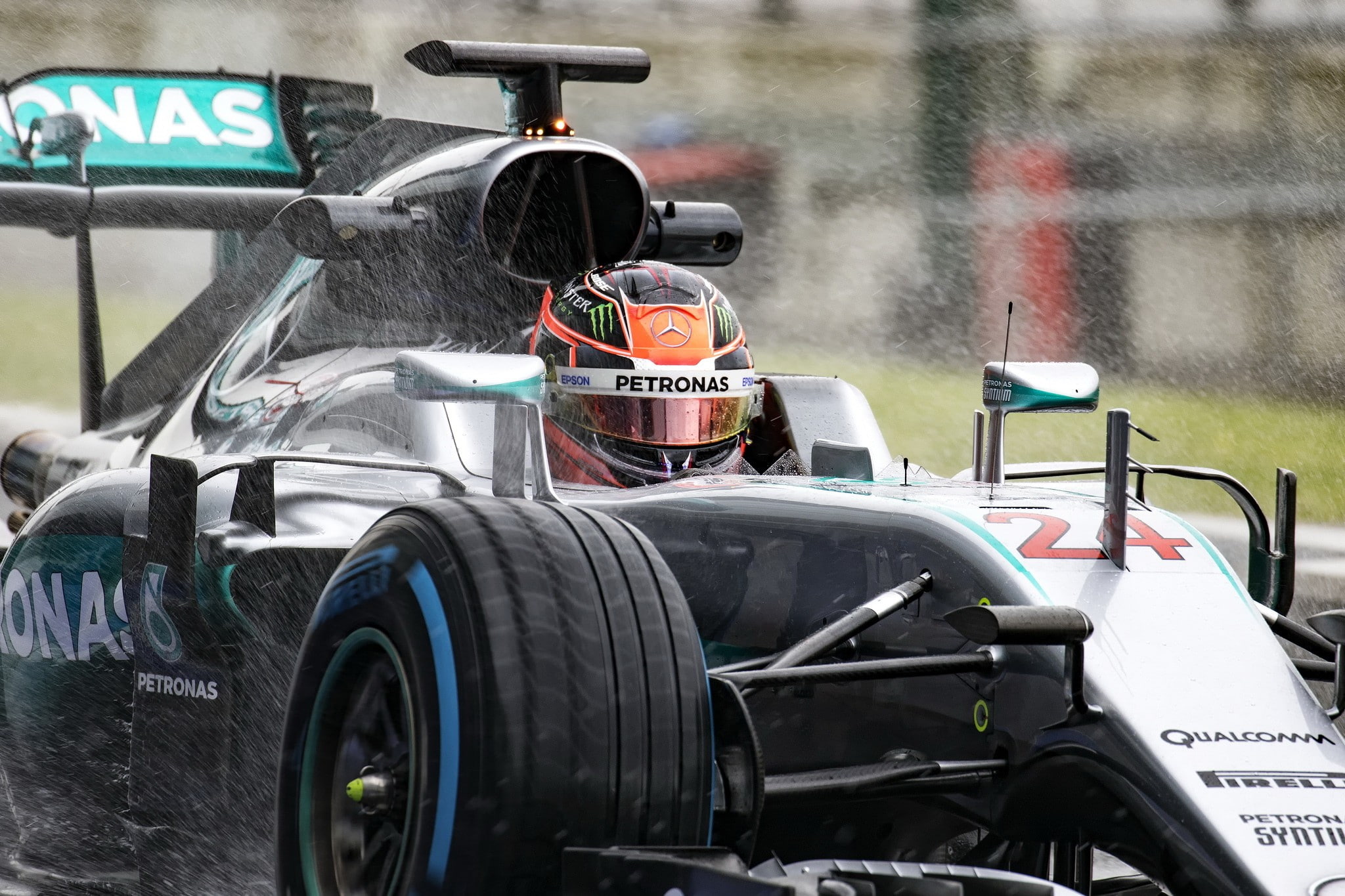 1080P, Formula 1, race cars, racing, vehicle, Mercedes-Benz, HD Wallpaper