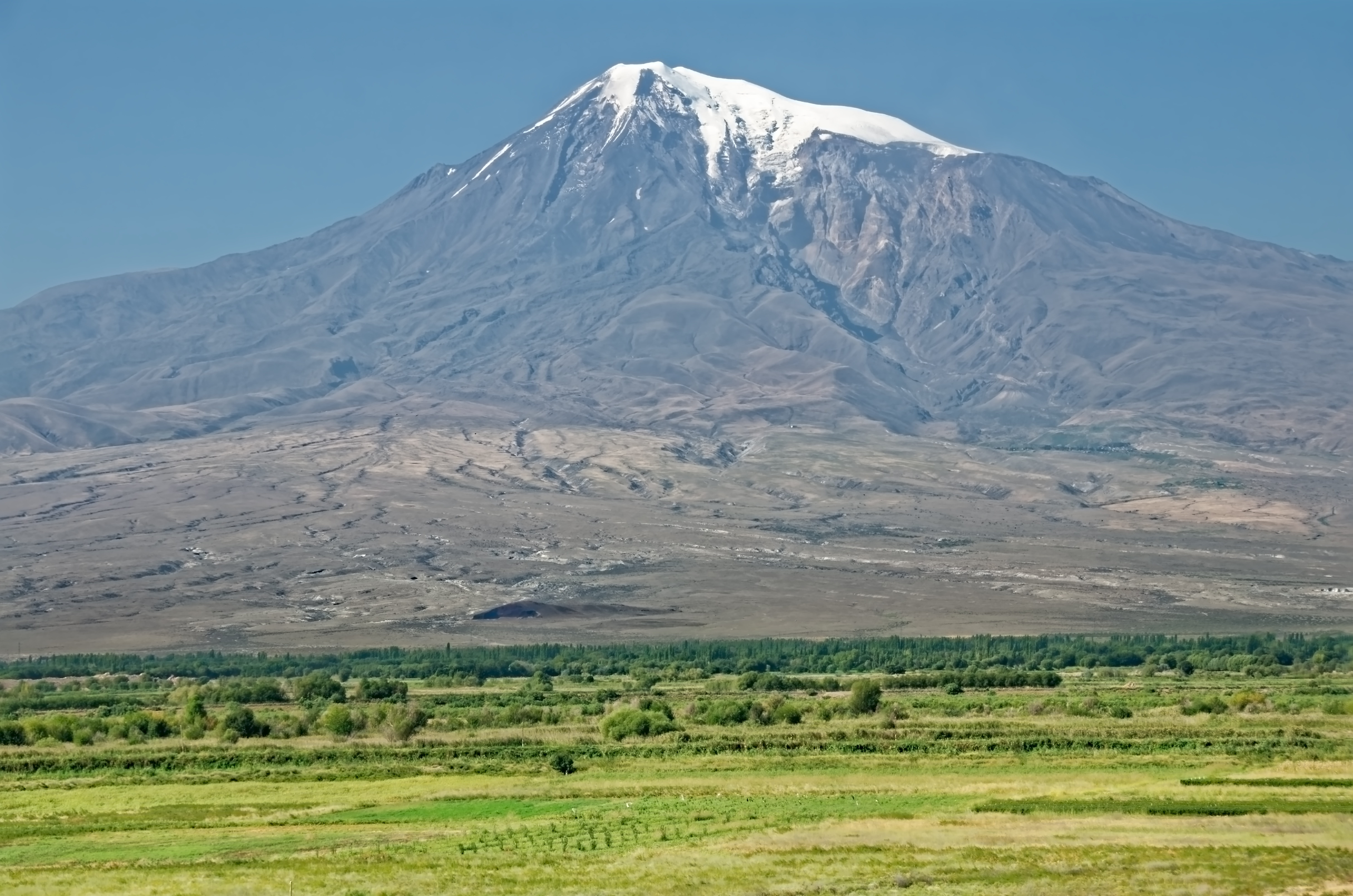 idyllic, snowcapped mountain, nature, land, mountain, sky, mountain range, tranquil scene, volcano, plant, volcanic crater, scenics - nature, tranquility, HD Wallpaper