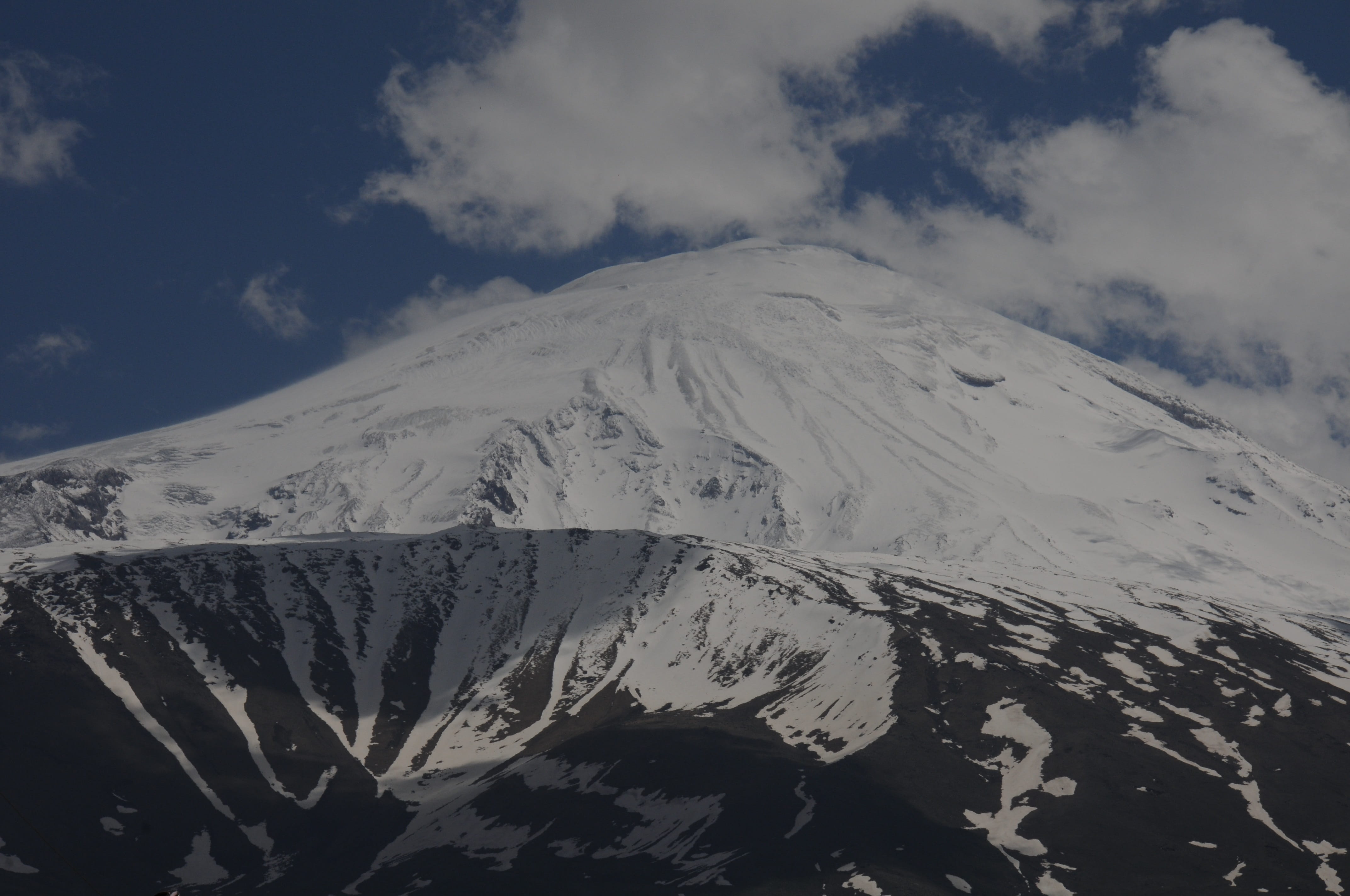 cold temperature, beauty in nature, snowcapped mountain, Snow, Agri, peak, Ararat, mountain, scenics, mountain peak, 4K, Landscape, top, maontain, winter, HD Wallpaper