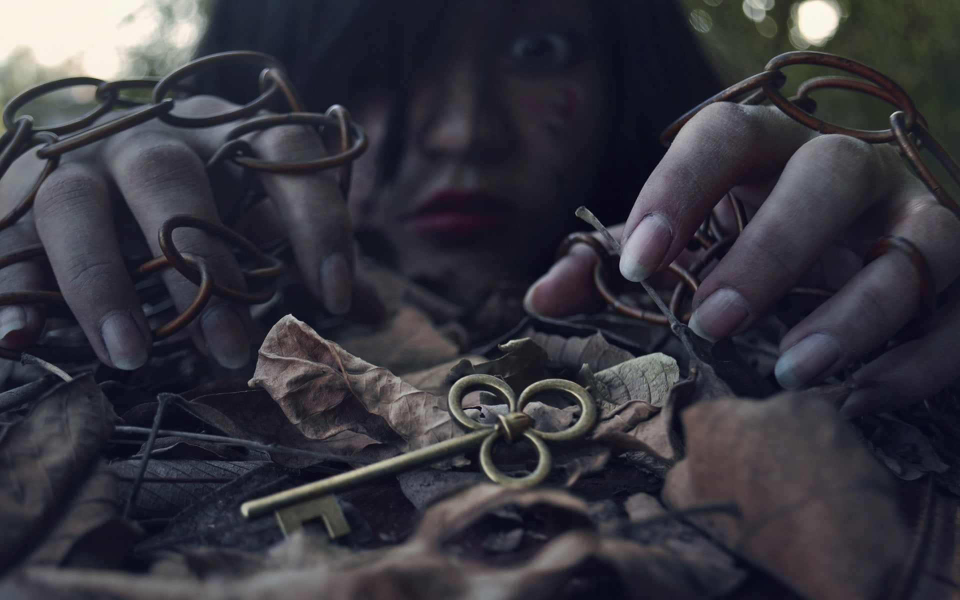 fantasy girl, 1080P, nature, finger, men, hands, human body part, close-up, women, hand, lifestyles, art and craft, craft, human hand, metal, keys, plant, HD Wallpaper