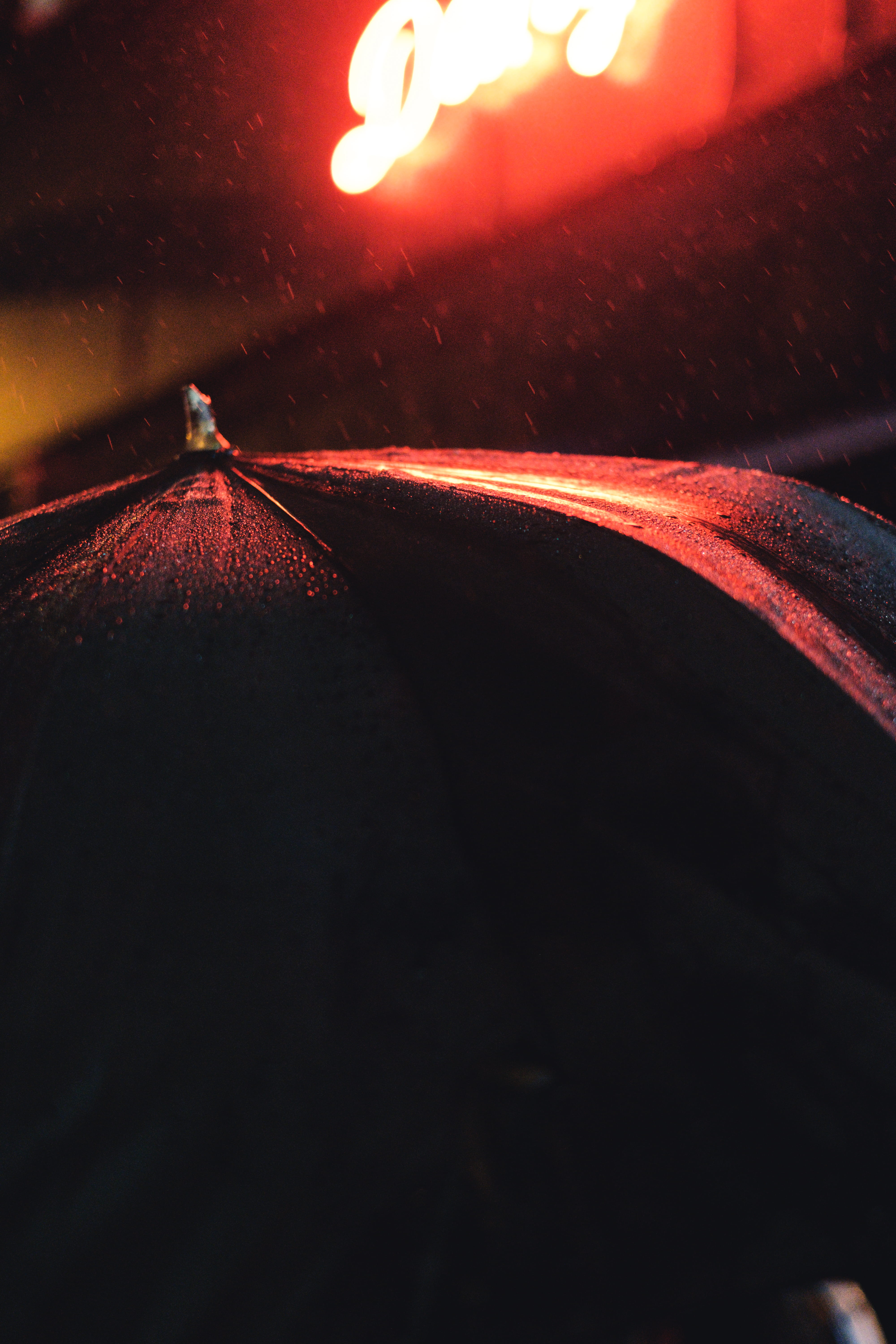 5K, umbrella, nature, close-up, transportation, motor vehicle, car interior, street, neonlight, glowing, city, mood, light - natural phenomenon, neonlights, Phone HD Wallpaper