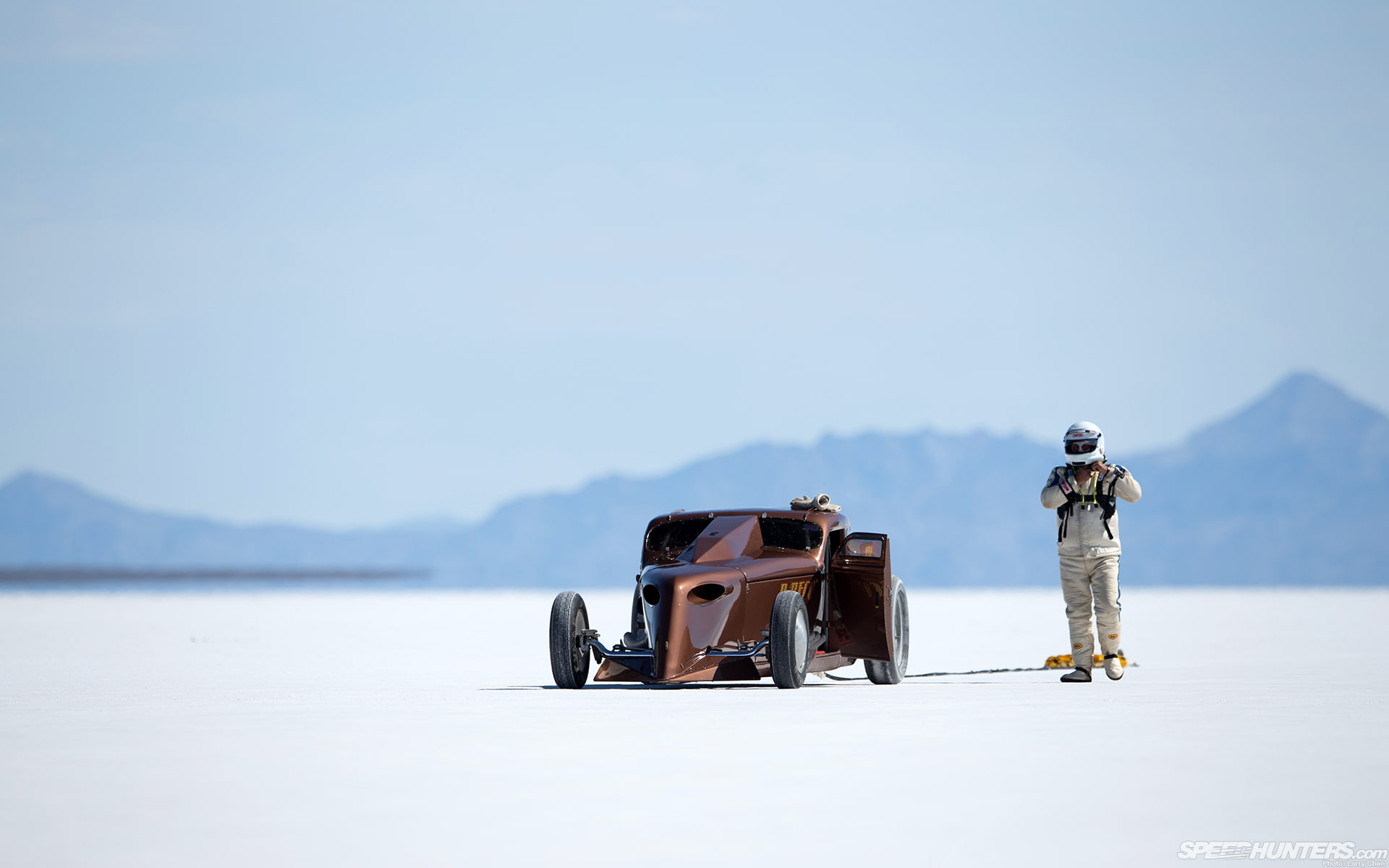 driver, salt, flat, cars, car, hd, desert, race, 1080P, HD Wallpaper