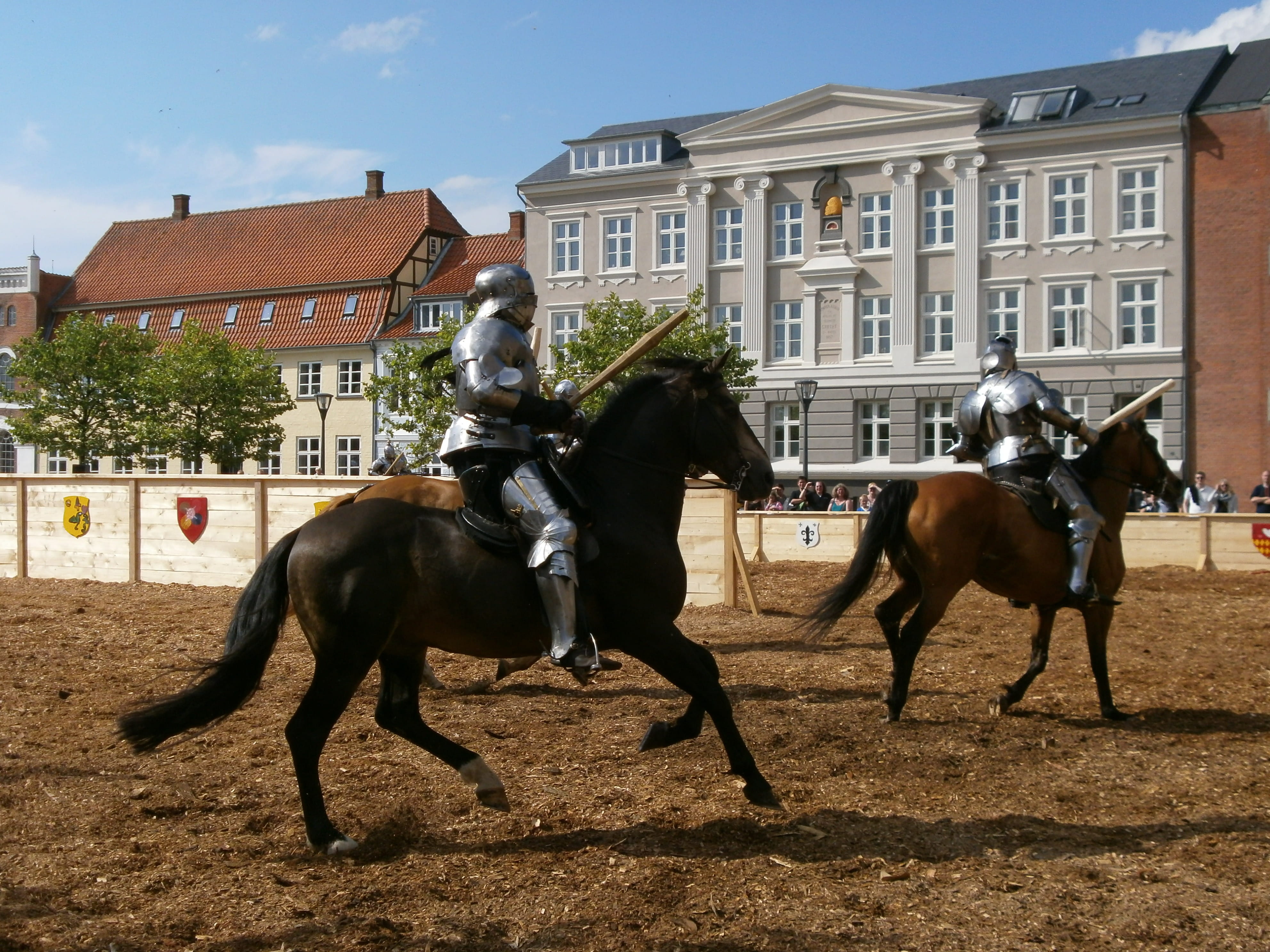 knights, competition, riding, history, animal themes, livestock, middle ages, building, horses, domestic animals, group of animals, animal wildlife, nature, HD Wallpaper