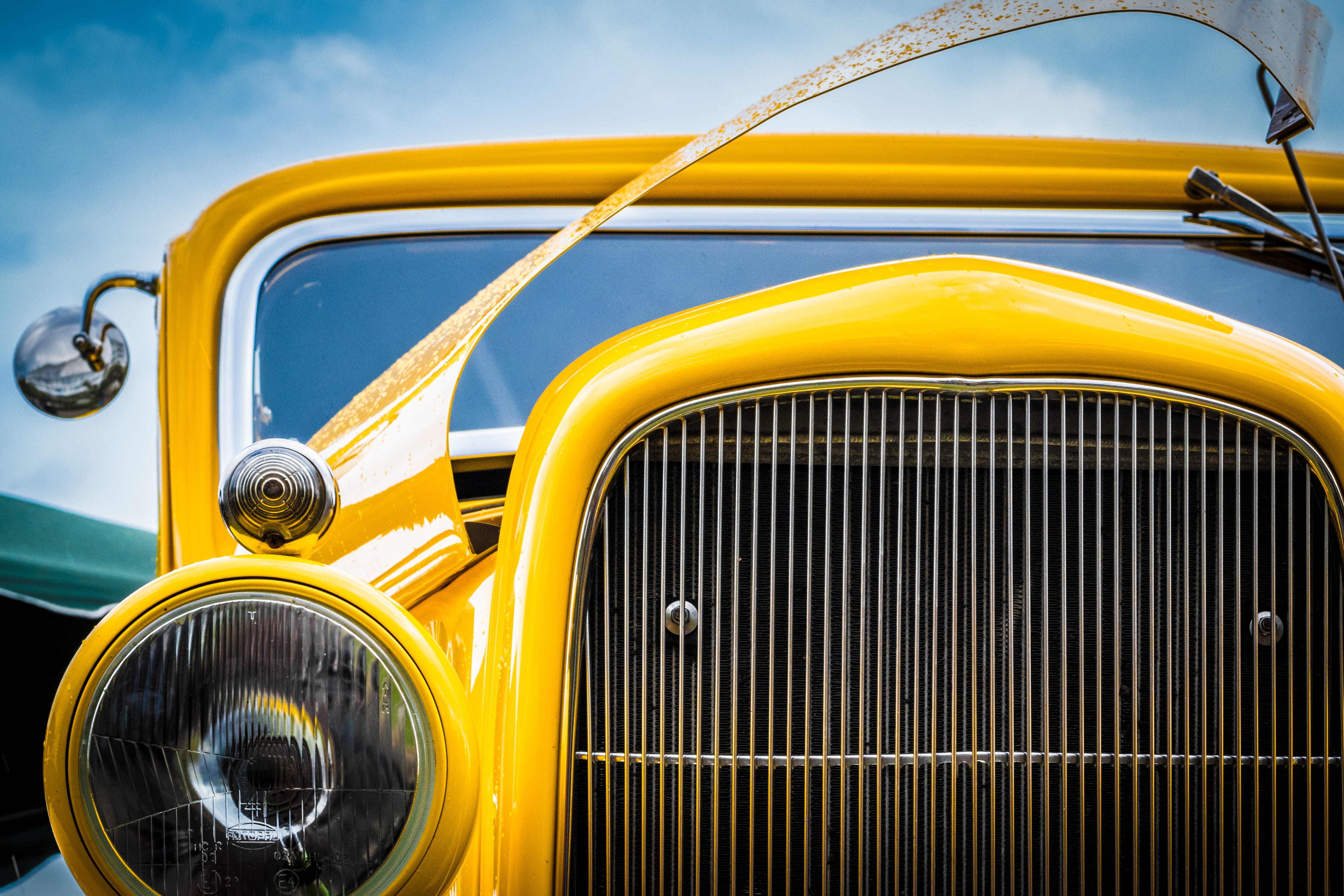 motor vehicle, photo, closeup, lighting equipment, transportation, mode of transportation, custom car, photography, vehicle, antique, focus on foreground, HD Wallpaper