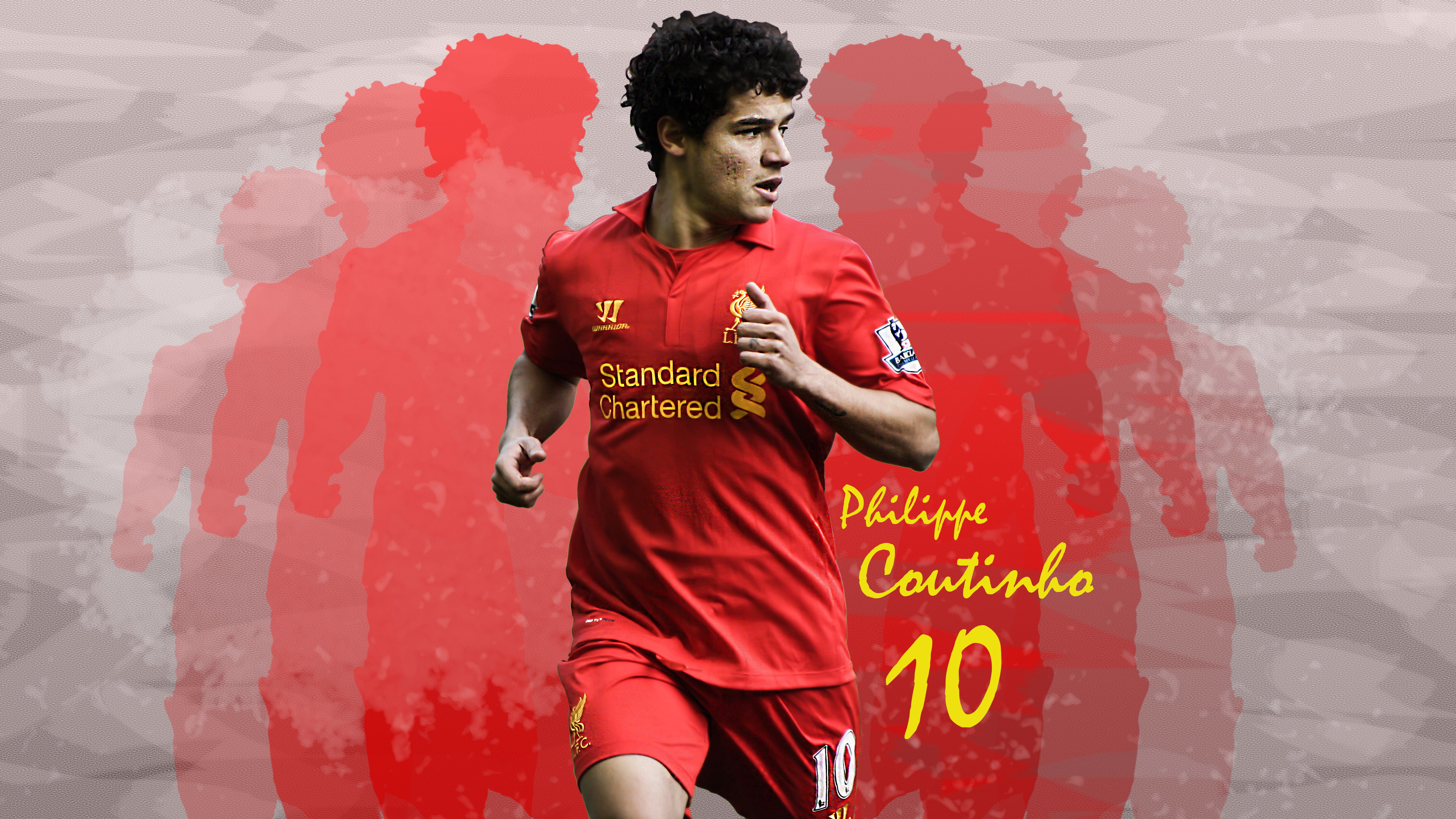 Brazilian, Philippe Coutinho, Liverpool FC, 5K, HD Wallpaper