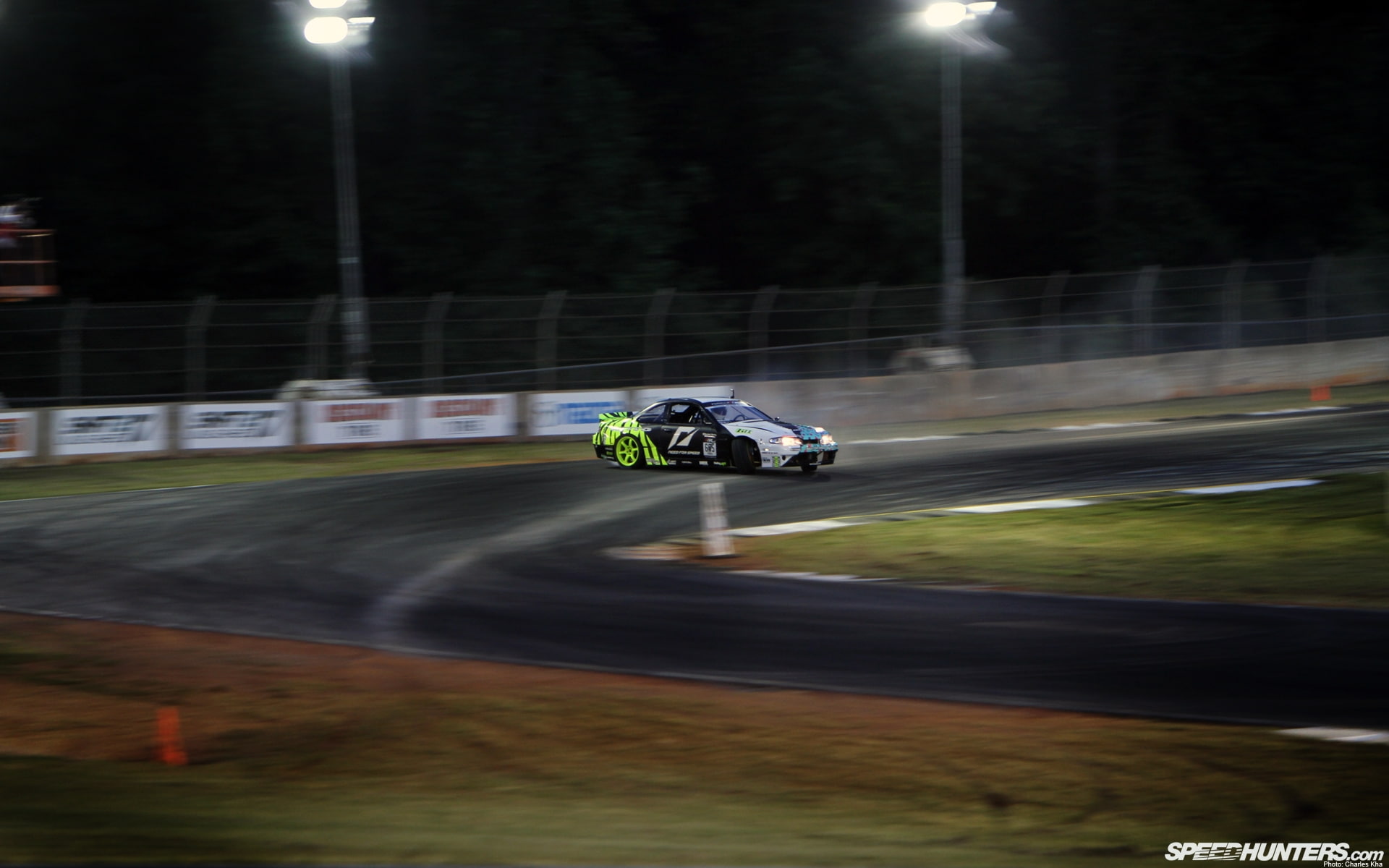 cars, night, nissan, drift, silvia, 1080P, hd, race, track, HD Wallpaper