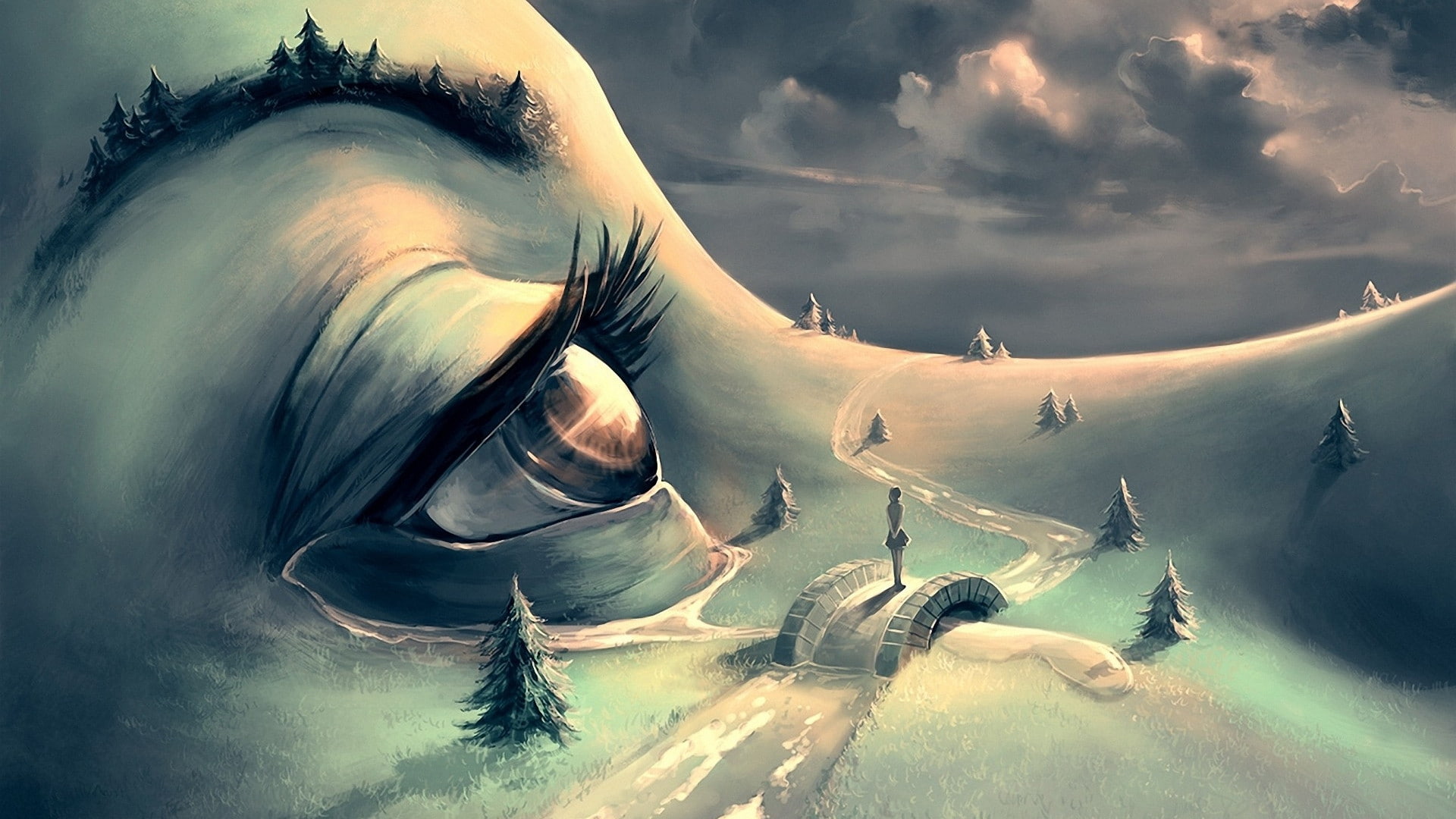 Fantasy, 4K, Rolando, Landscape, 1080P, 1920x1080, Cyril, HD Wallpaper
