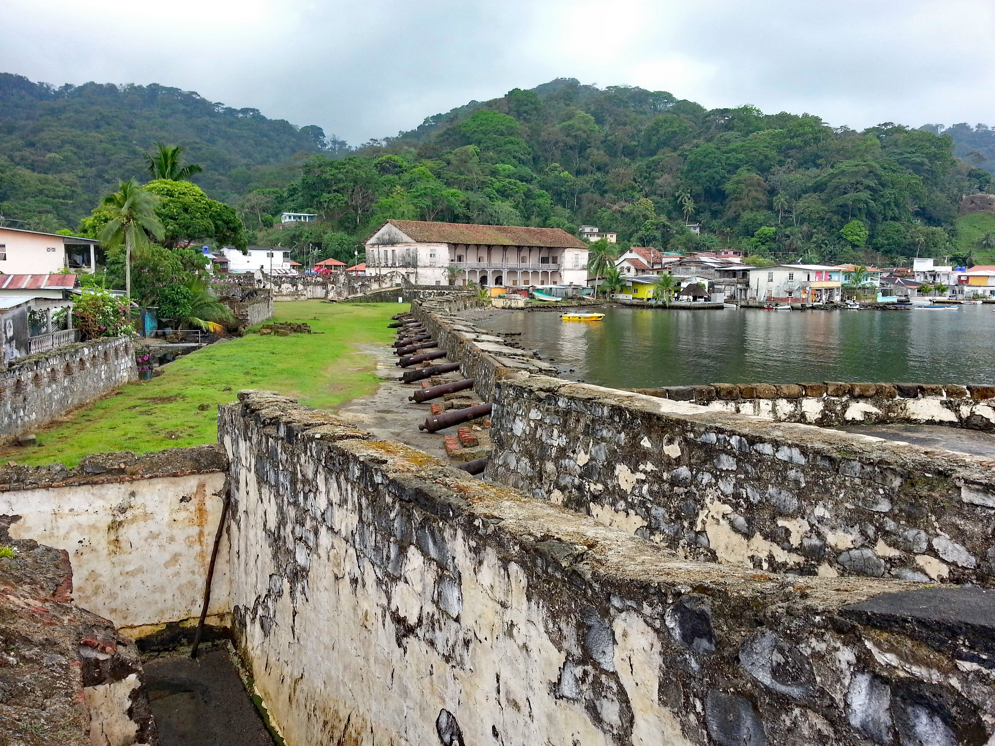 nautical vessel, caribbean culture, building, solid, 2K, panama, places of interest, plant, ruin, mode of transportation, wagon, built structure, unesco, HD Wallpaper