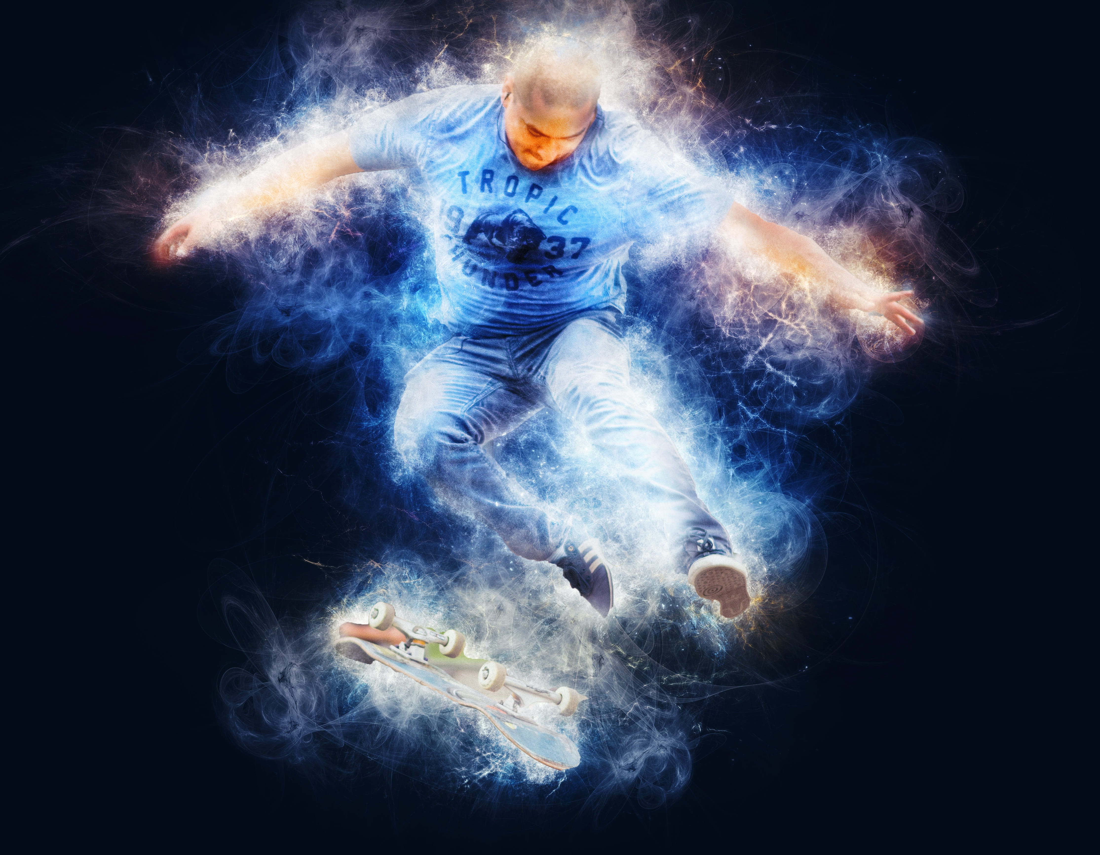skeleton, skate, smoke - physical structure, lifestyle, body part, studio shot, galaxy, healthcare and medicine, action, science, technology, medical x-ray, HD Wallpaper