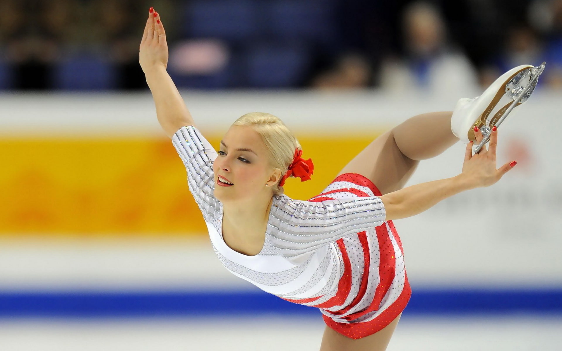 hd, ice, skating, white, figure, 1080P, skates, sports, HD Wallpaper