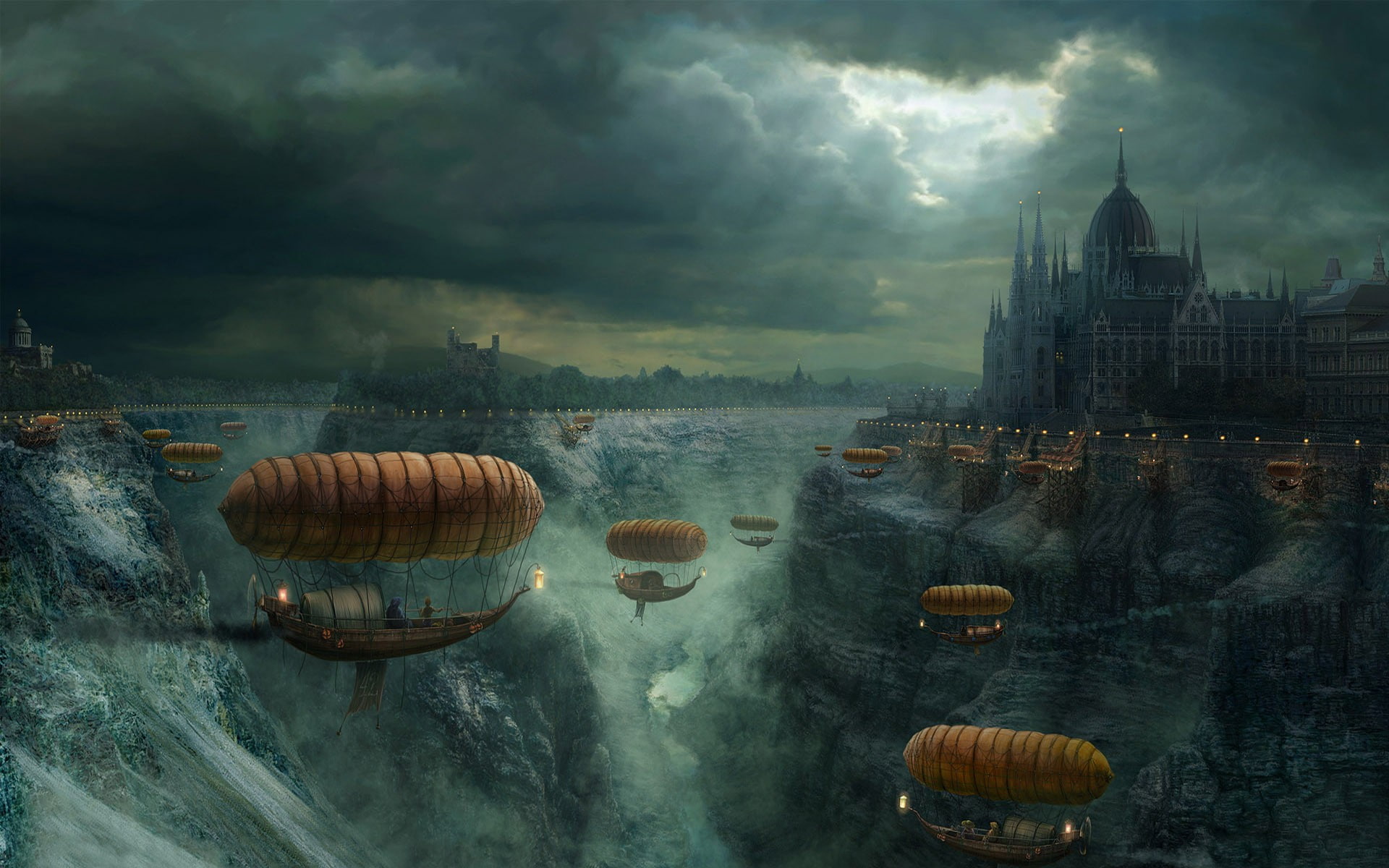 1080P, steampunk, HD Wallpaper