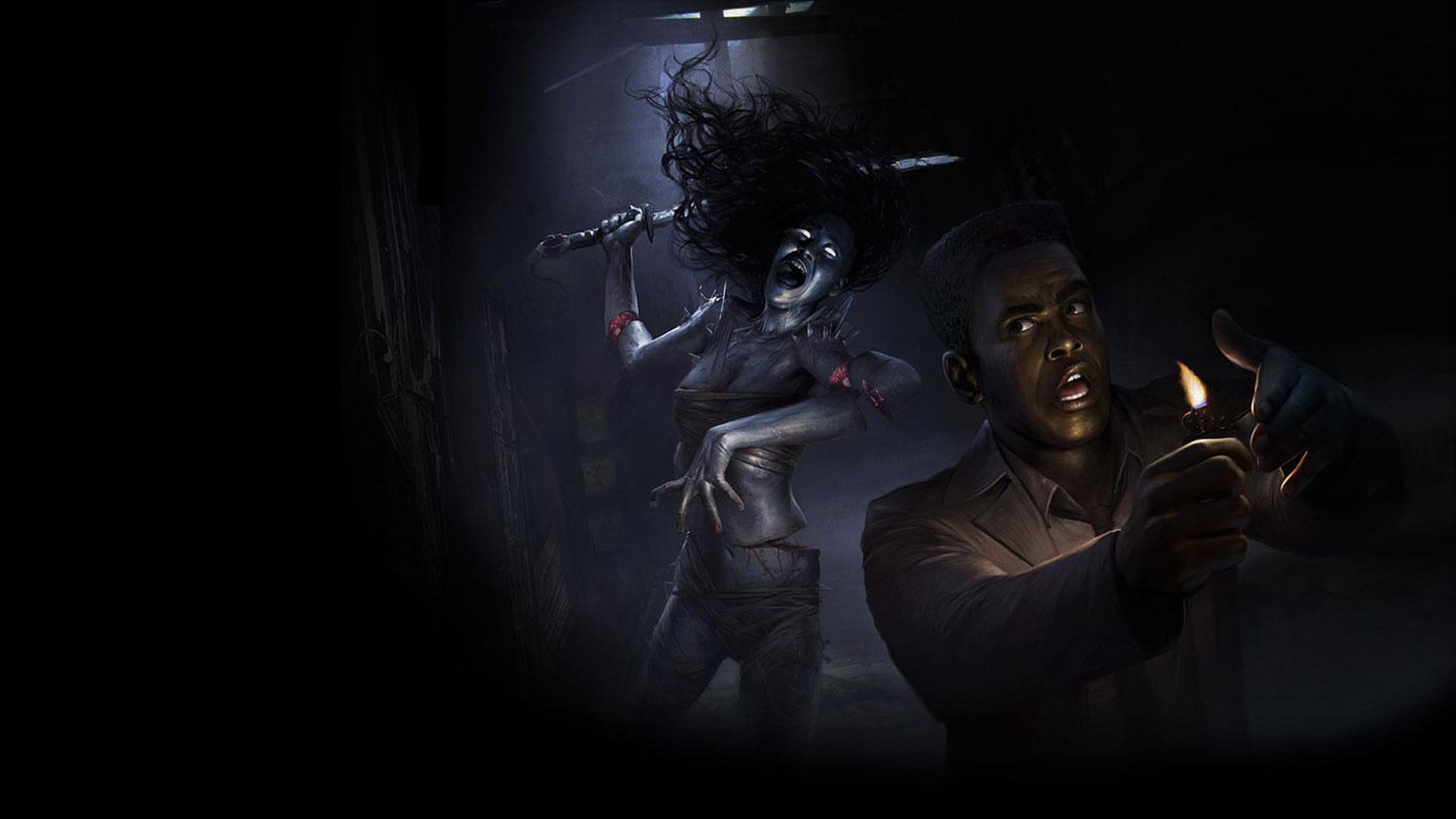 black, 1080P, dark, Dead by Daylight, HD Wallpaper