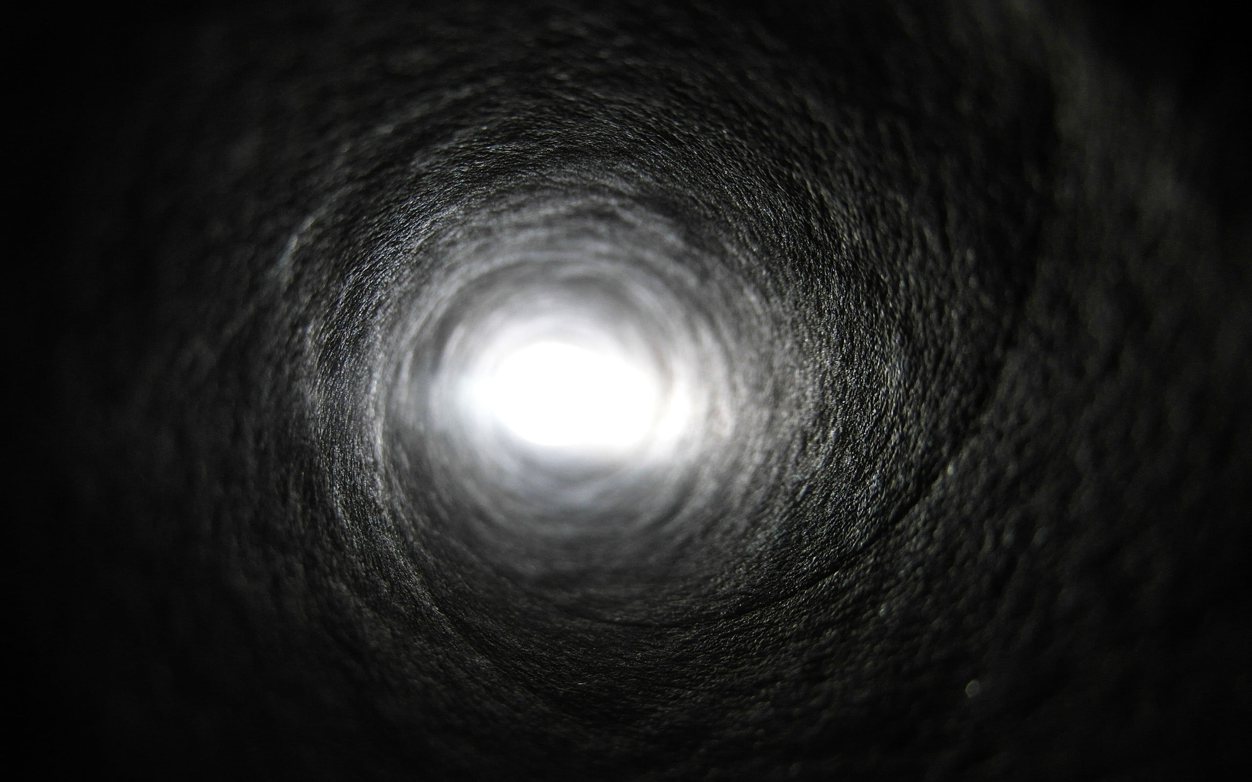 black, daylight, texture, 2K, dark, simple, tunnel, HD Wallpaper