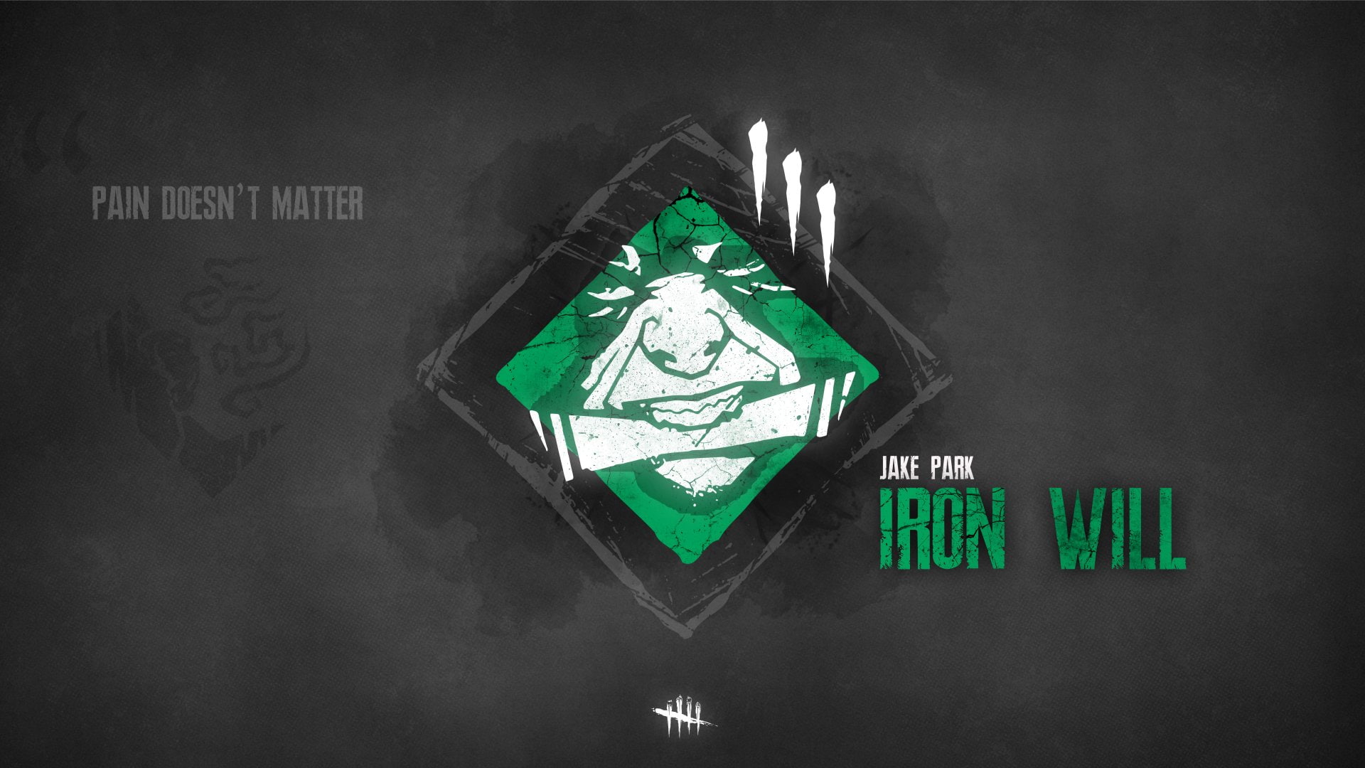 1080P, Minimalist, Dead by Daylight, Video Game, Jake Park (Dead by Daylight), Iron Will (Dead by Daylight), HD Wallpaper