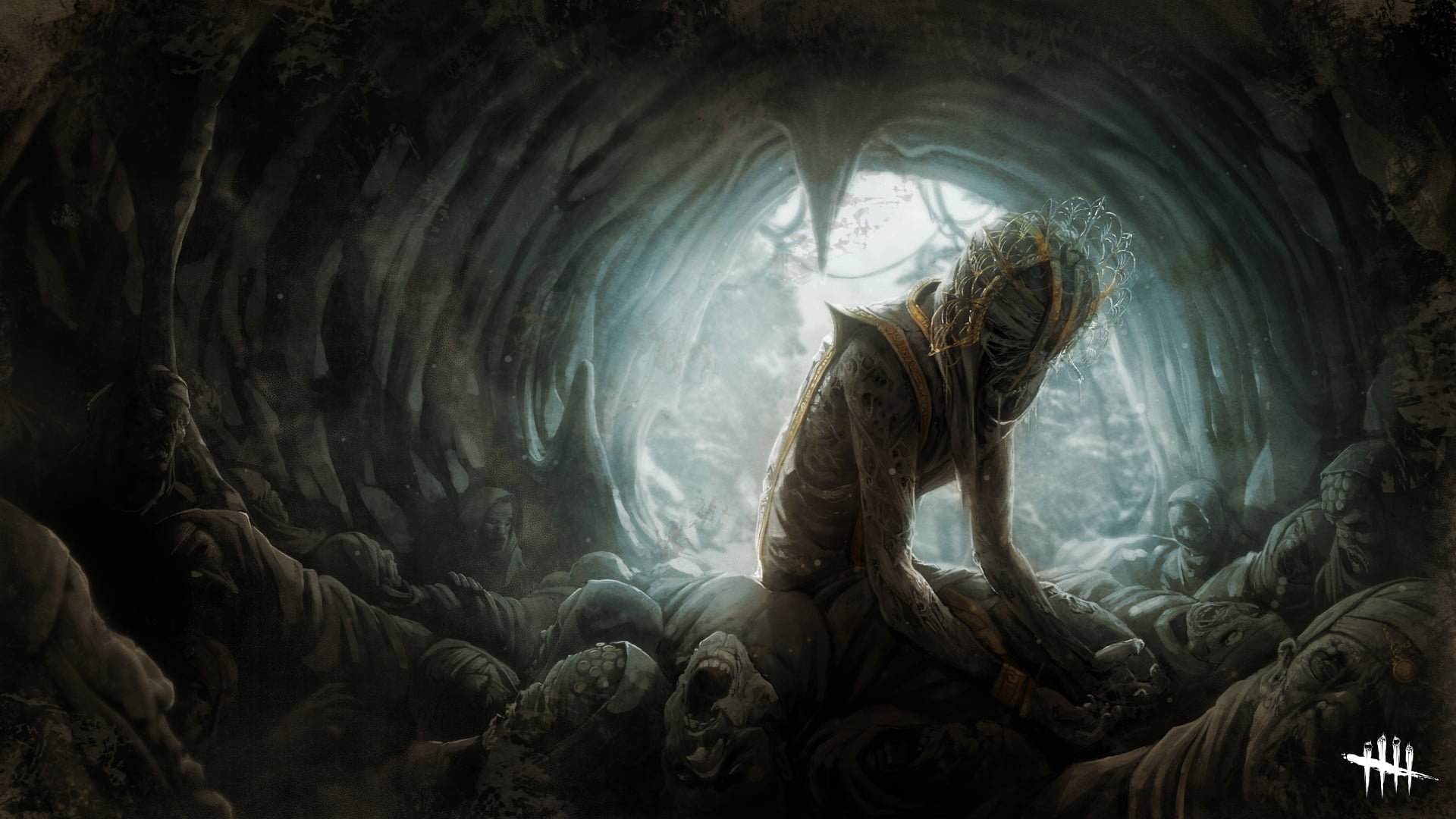 1080P, video games, horror, video game art, Dead by Daylight, HD Wallpaper
