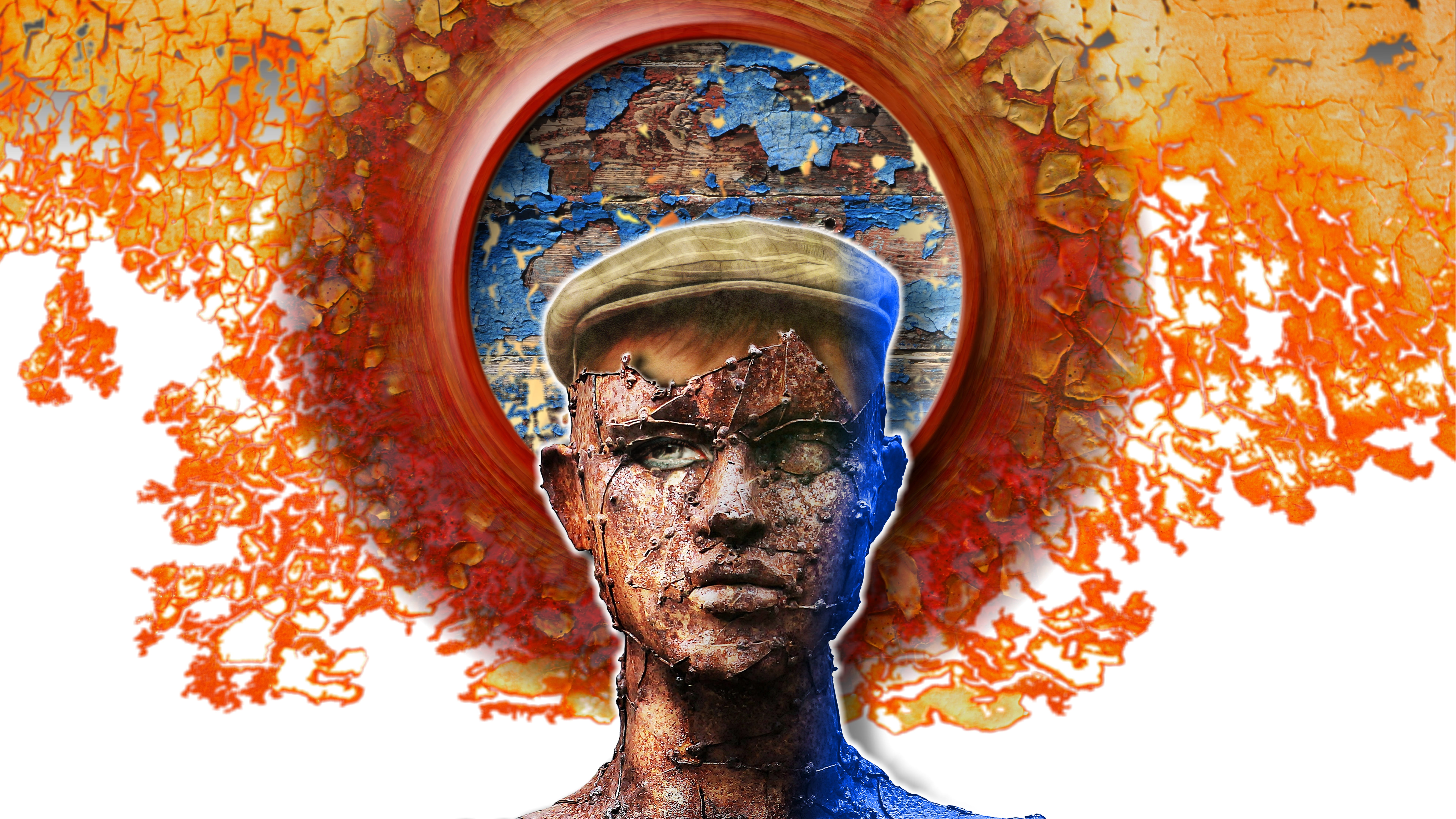 portrait, adobe photoshop, material, illustrator, religion, robot, art and craft, architecture, spirituality, ornate, adobe, adobe illustrator, HD Wallpaper