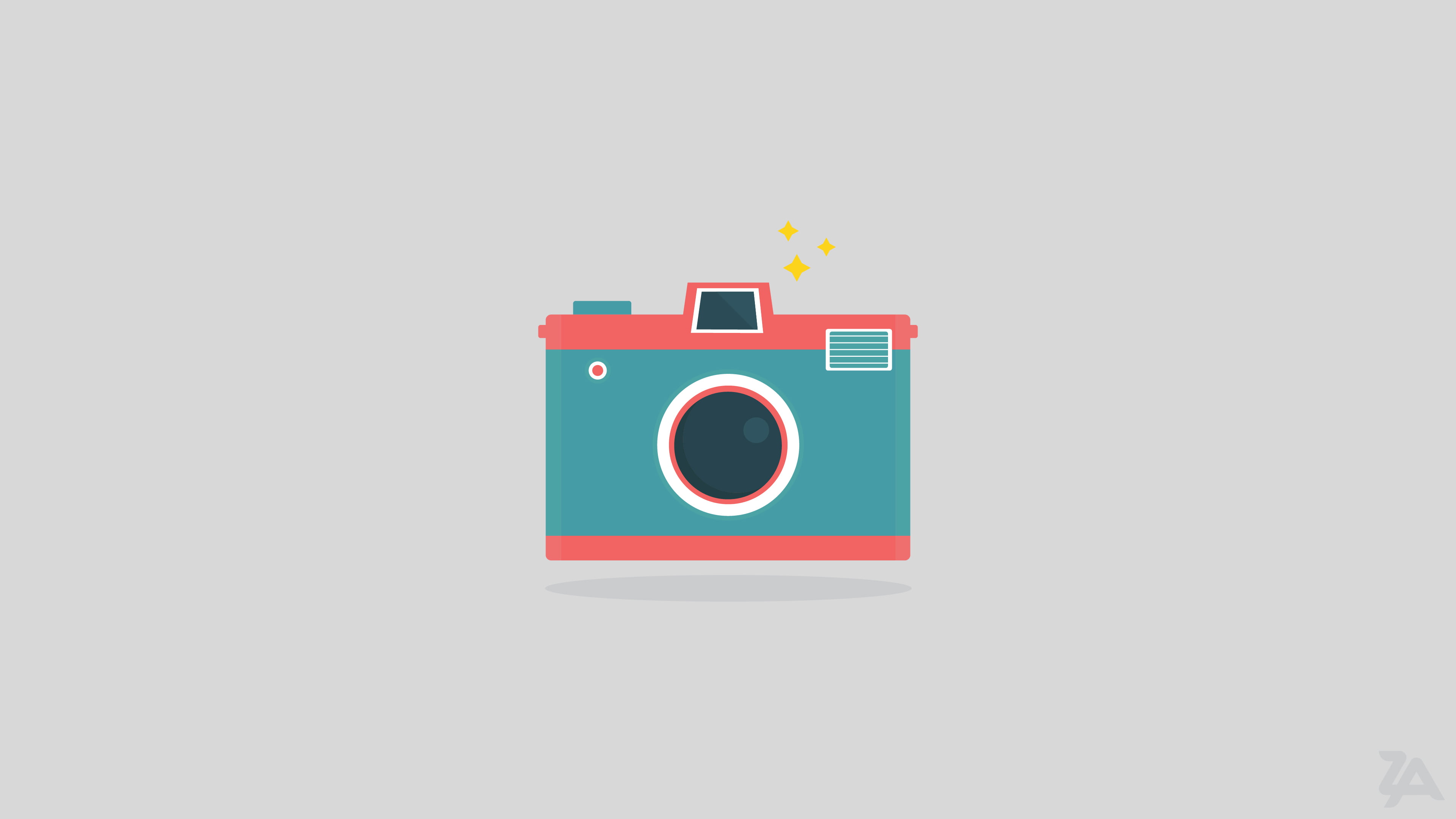 4K, logo, Adobe, minimalism, illustration, camera, white, HD Wallpaper