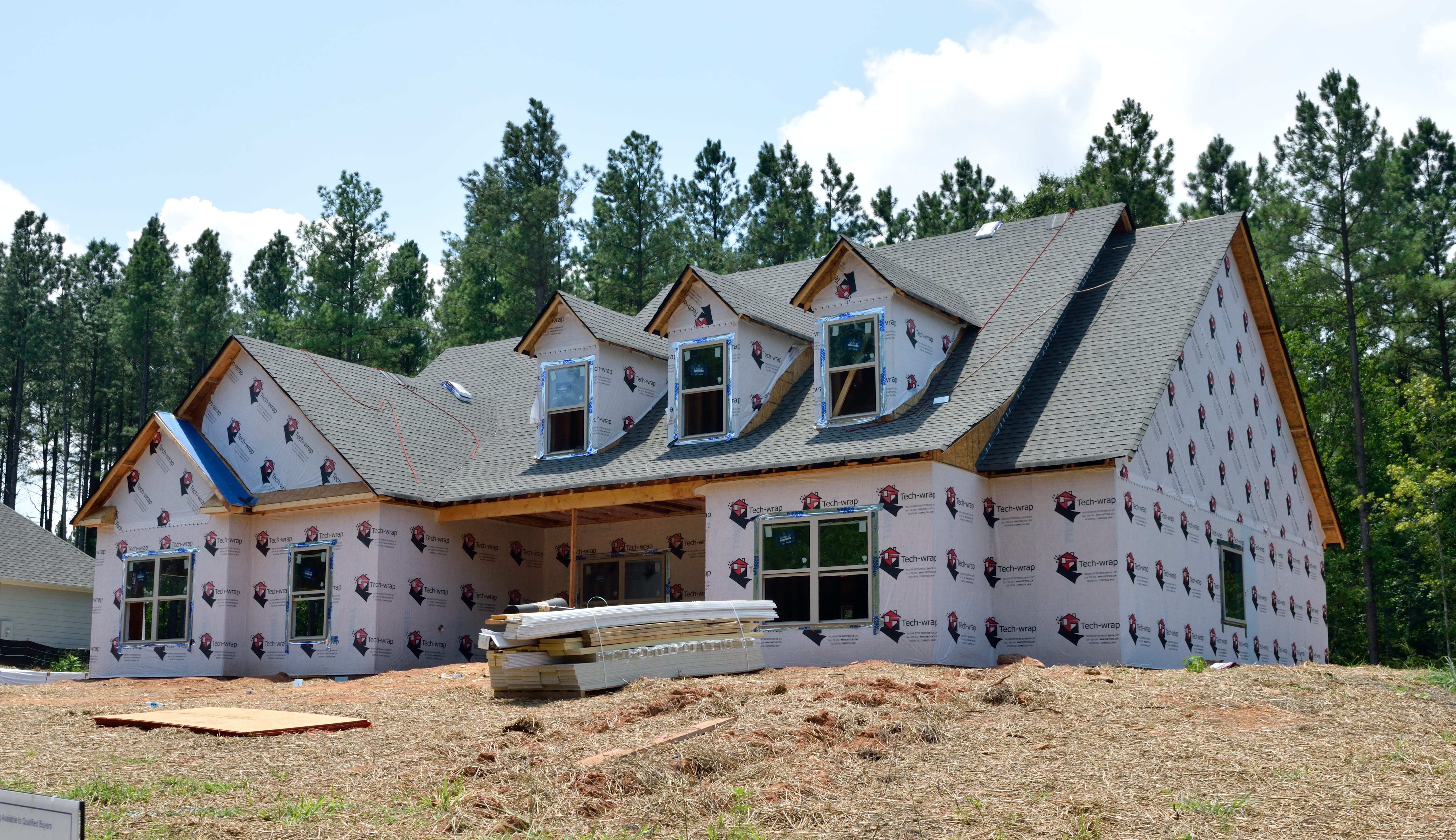 new home, investment, residential district, builder, frame, site, residence, village, built structure, religion, realty, day, green color, industry, house, HD Wallpaper