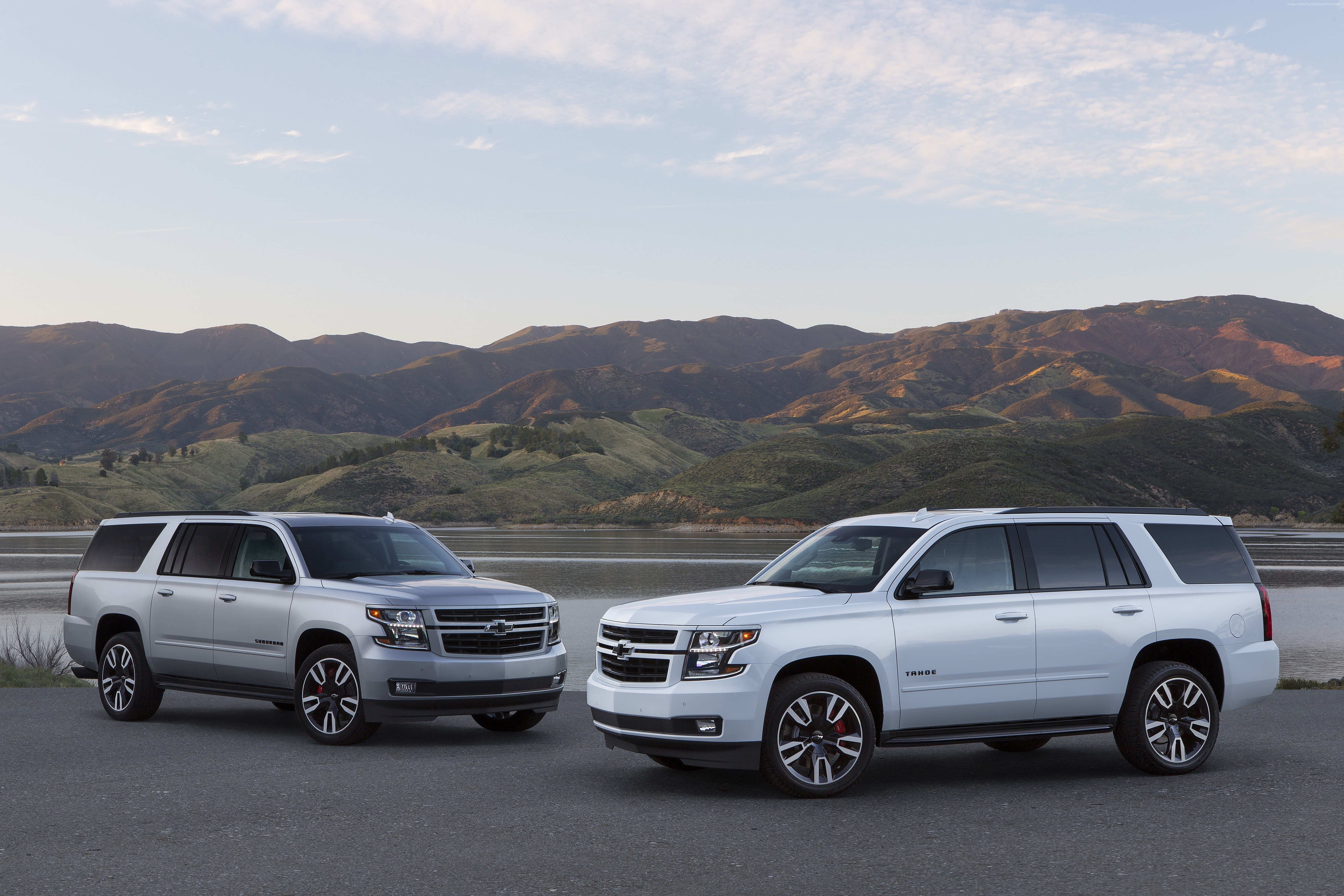 SUV, 2019 Cars, 5K, Chevrolet Suburban RST Performance Package, 5K, 4K, HD Wallpaper