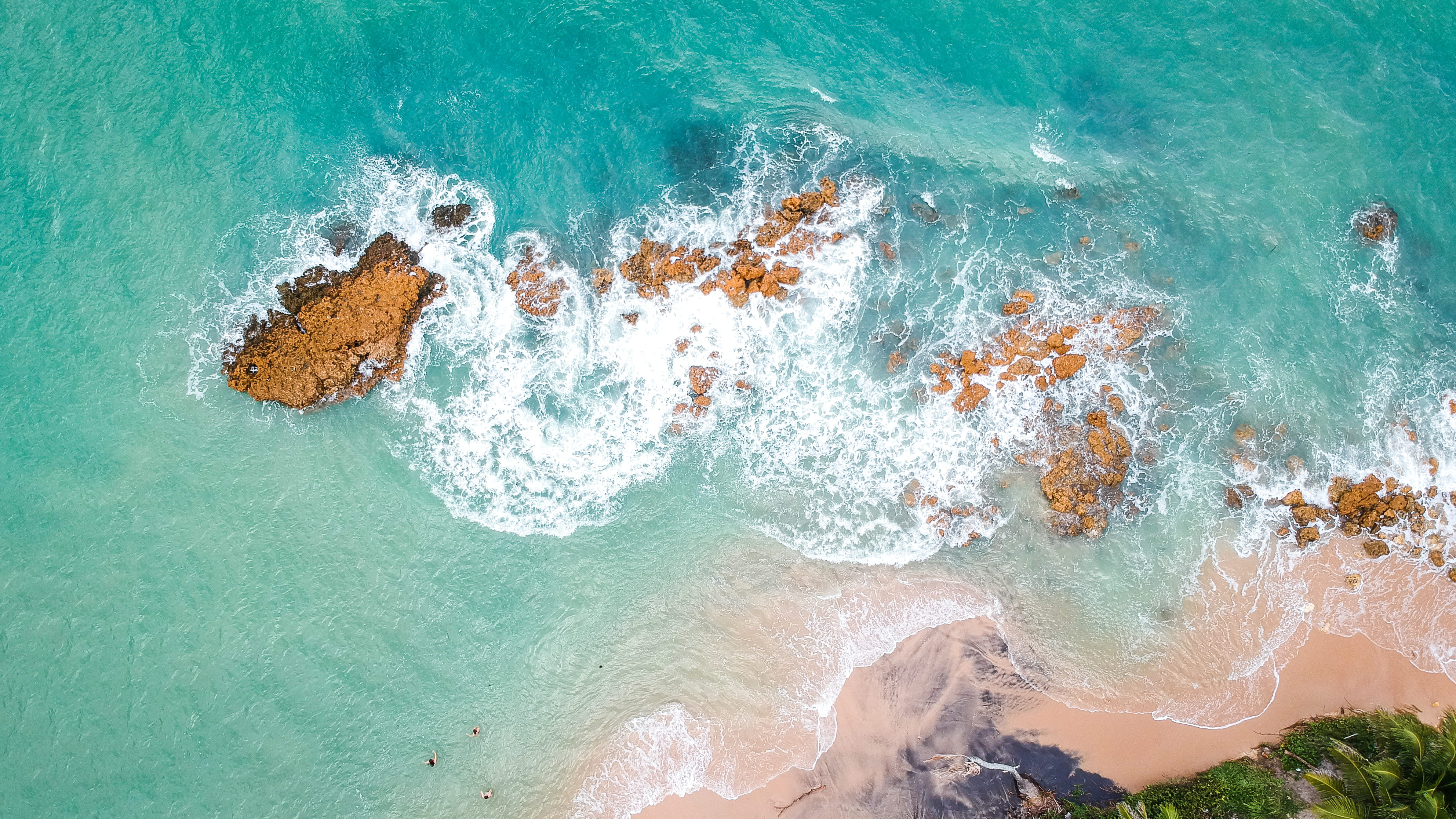 tabatinga beach, beauty in nature, ocean, sand, scenics - nature, motion, beach, rock, seashore, sport, day, water, outdoors, body of water, splashing, HD Wallpaper
