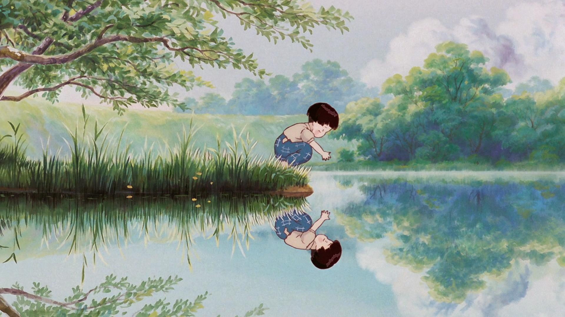 Studio Ghibli, Hotaru no Naka, 1080P, HD Wallpaper
