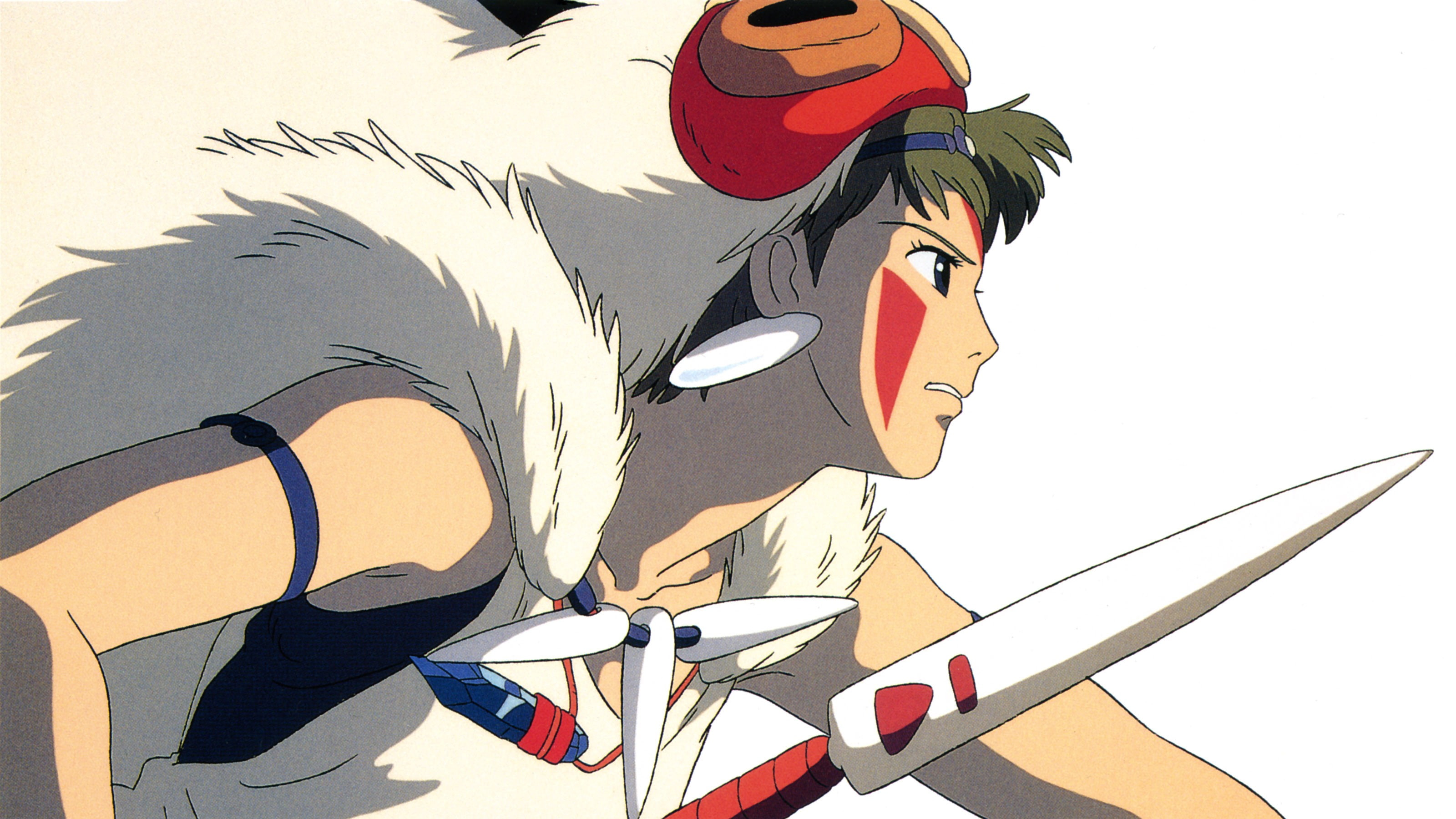 Princess Mononoke, 2K, Studio Ghibli, anime girls, anime, HD Wallpaper