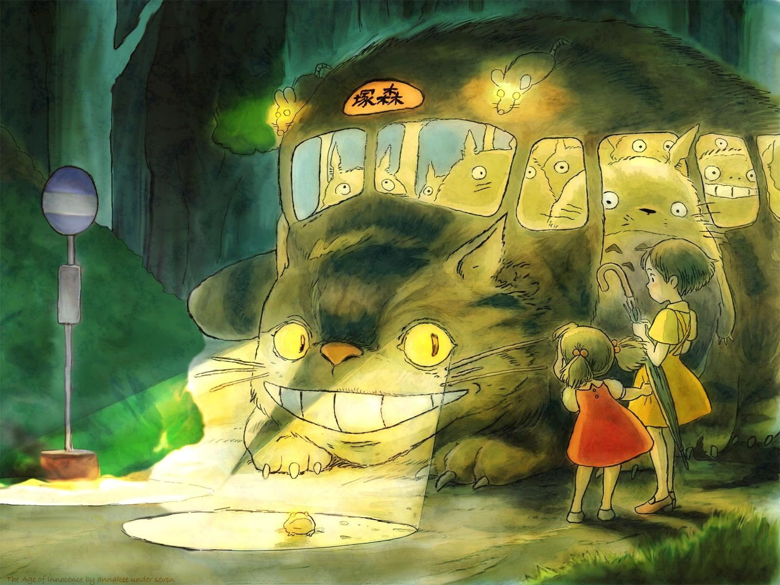 My Neighbor Totoro, Studio Ghibli, anime, 720P, HD Wallpaper