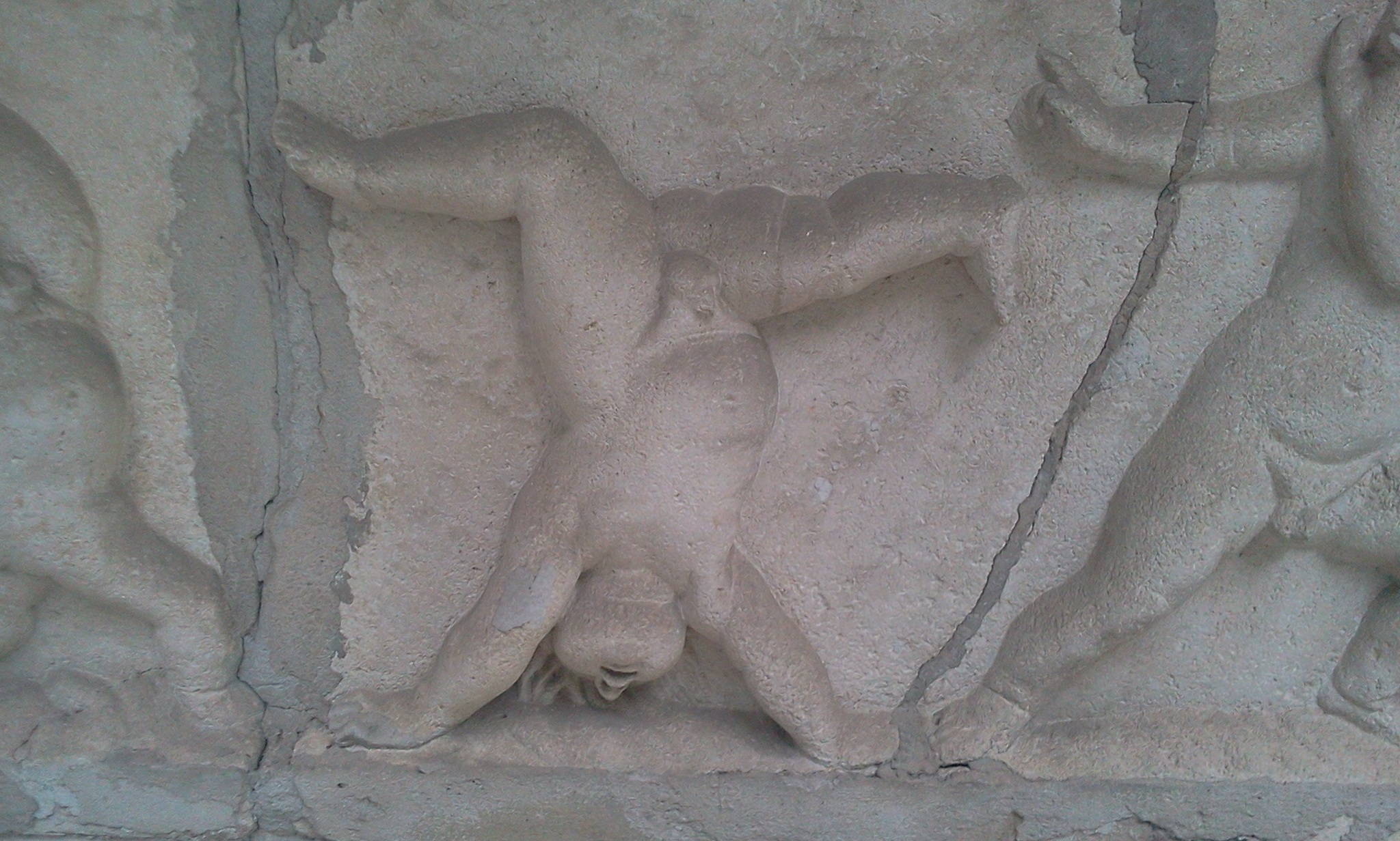 1080P, low angle view, funny pictures, no people, craft, carving - craft product, art and craft, male likeness, bas relief, day, close-up, stone material, HD Wallpaper