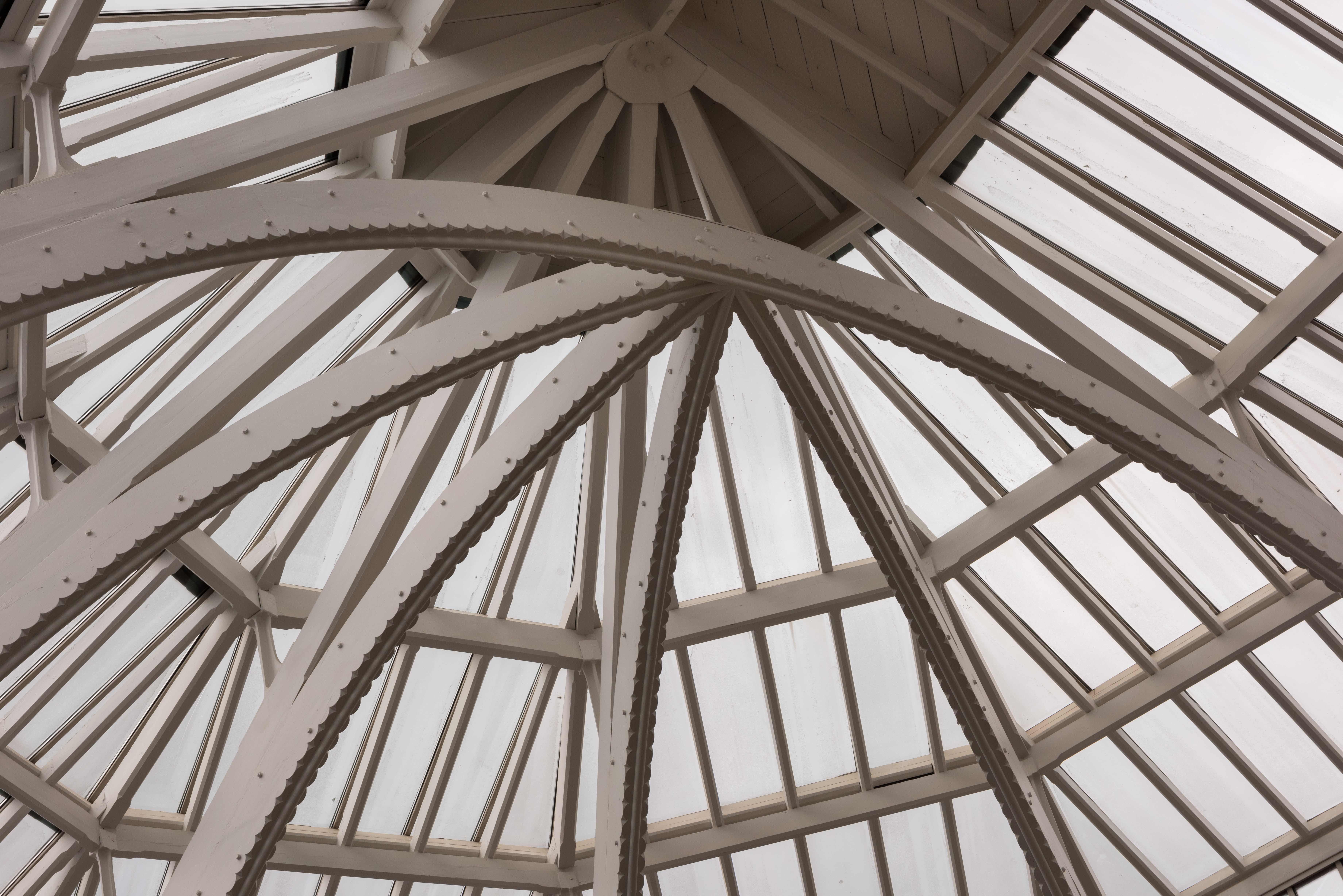 close-up, directly below, design, particular, shape, day, steel, coverage, girder, roof, geometric shape, backgrounds, outdoors, nature, 5K, low angle view, HD Wallpaper
