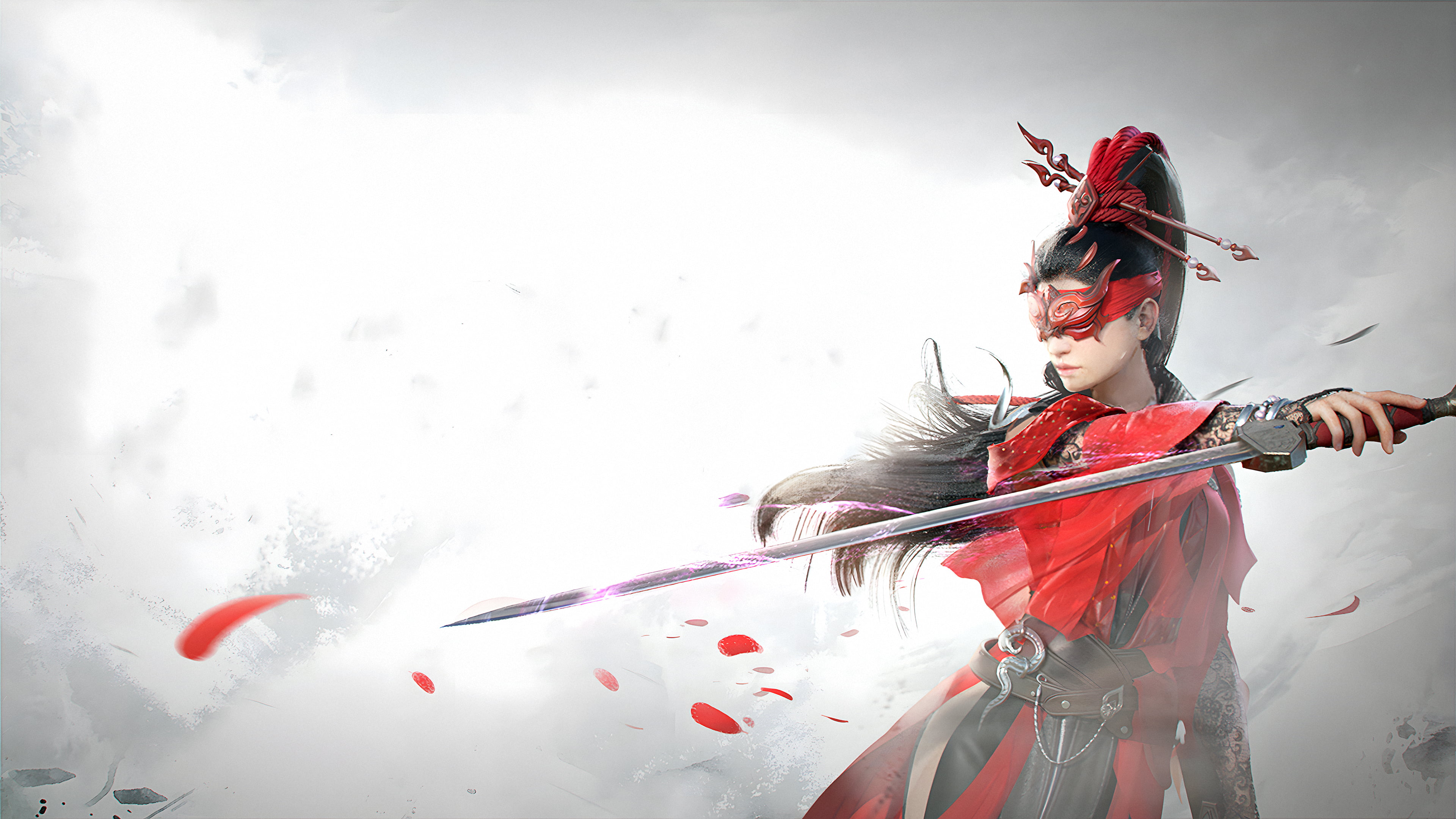 4K, women, Naraka: Bladepoint, 4K, 24 Entertainment, HD Wallpaper