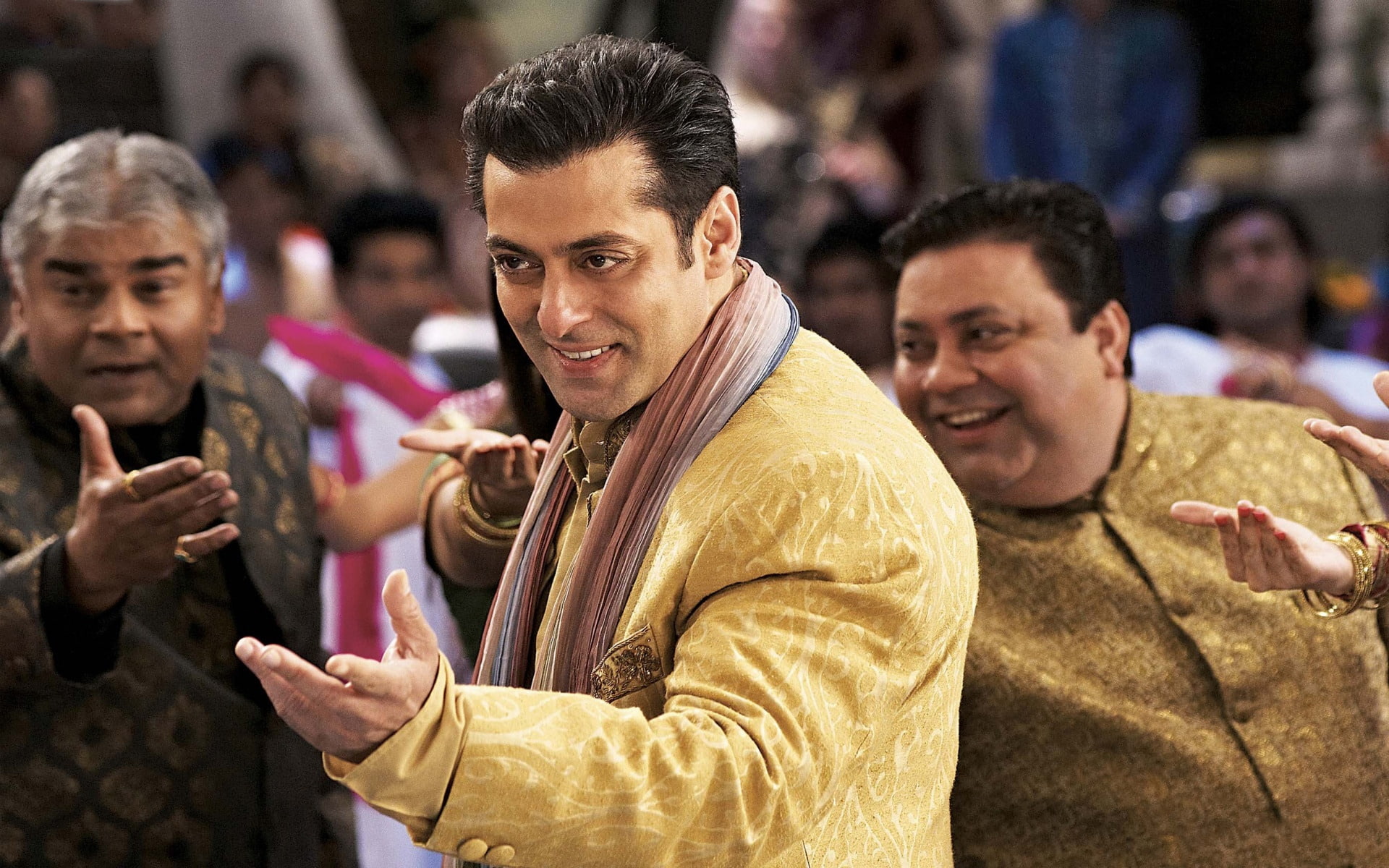 men, yellow, movie, 1080P, salman, traditional, s, scene, dress, khan, HD Wallpaper