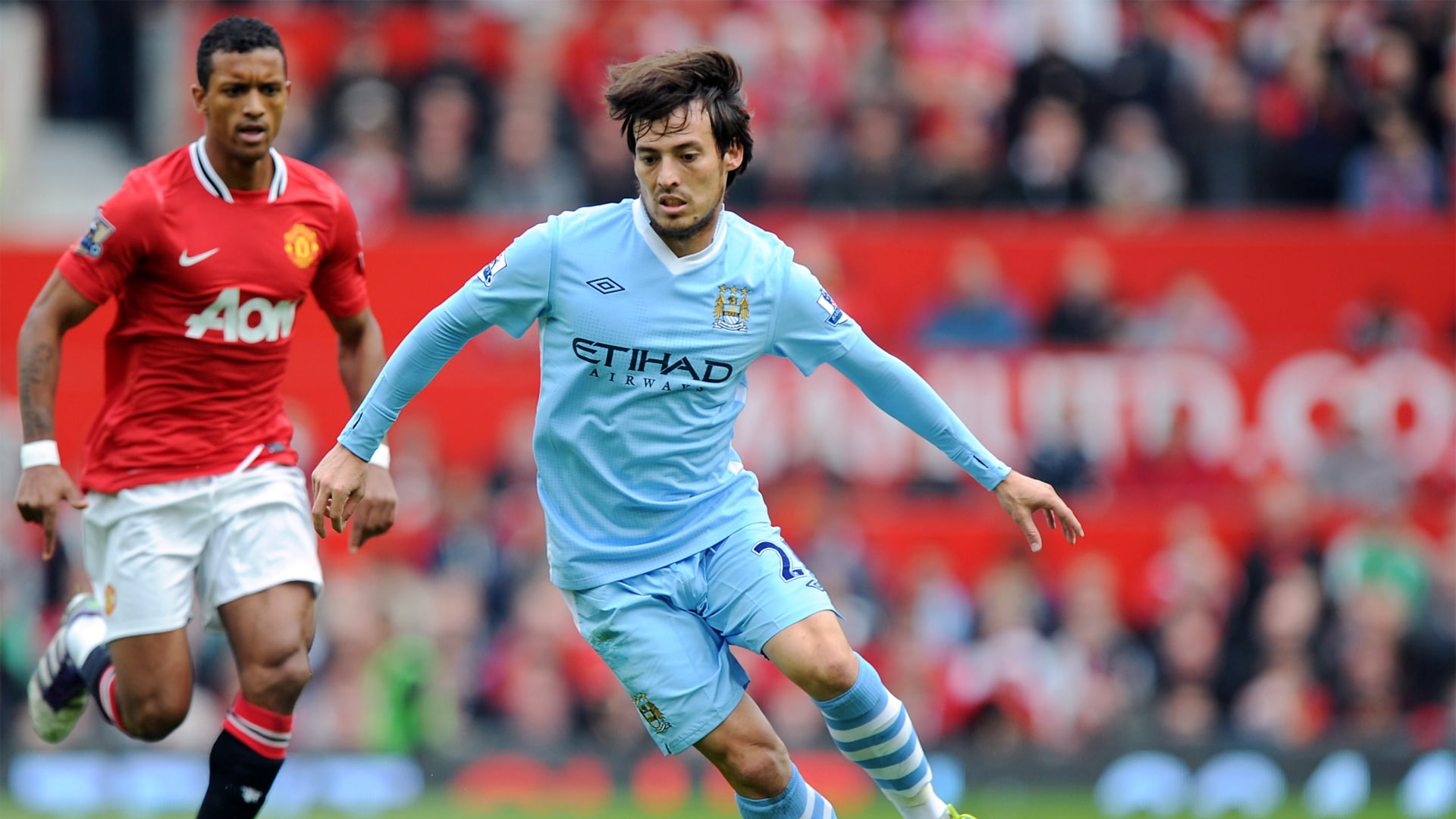 David Silva, 1080P, Football, Nani, HD Wallpaper