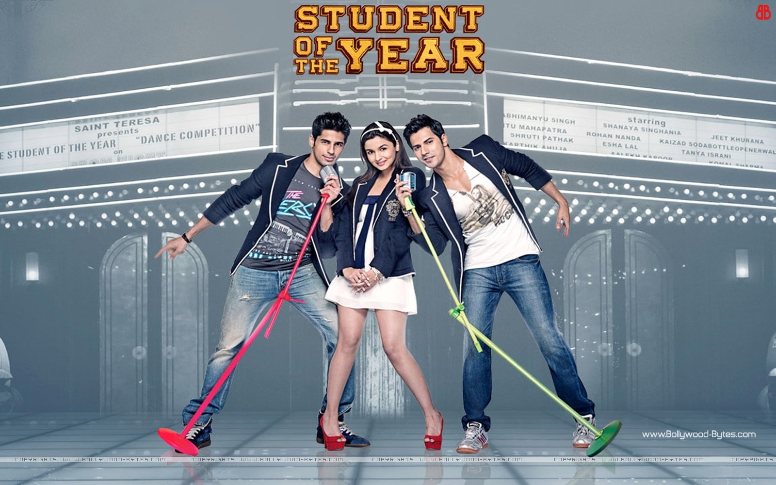 entertainment, days, hd, school, year, School Rumble, rumble, mo, movie, dhawan, posters, sidharth, alia, varun, student, School Days, art, bollywood, 720P, HD Wallpaper