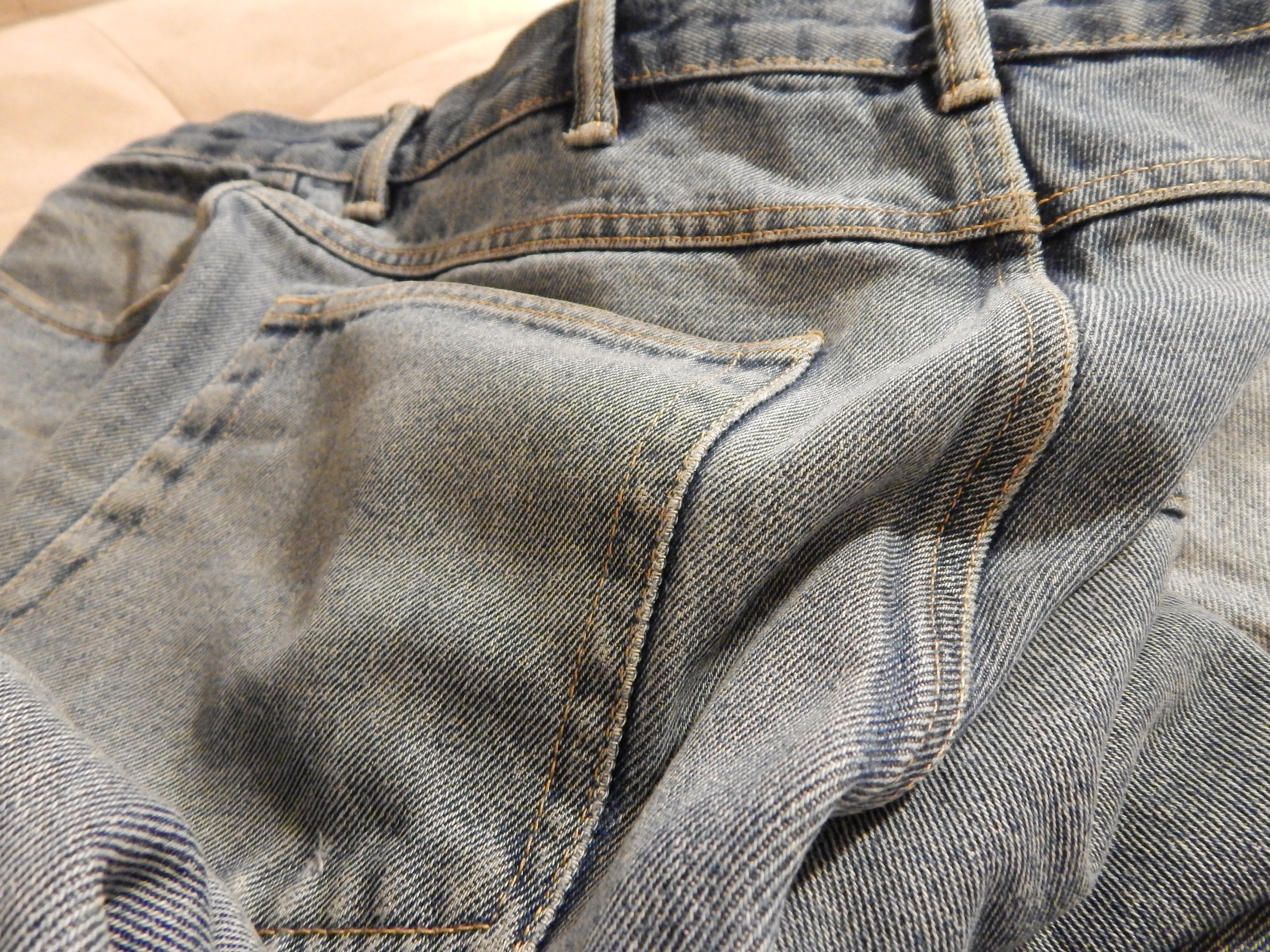 worn, indoors, garment, casual, pants, casual clothing, 4K, fabric, wear, pattern, textile, blue, trousers, cloth, denim, jean, no people, clothing, jeans, HD Wallpaper